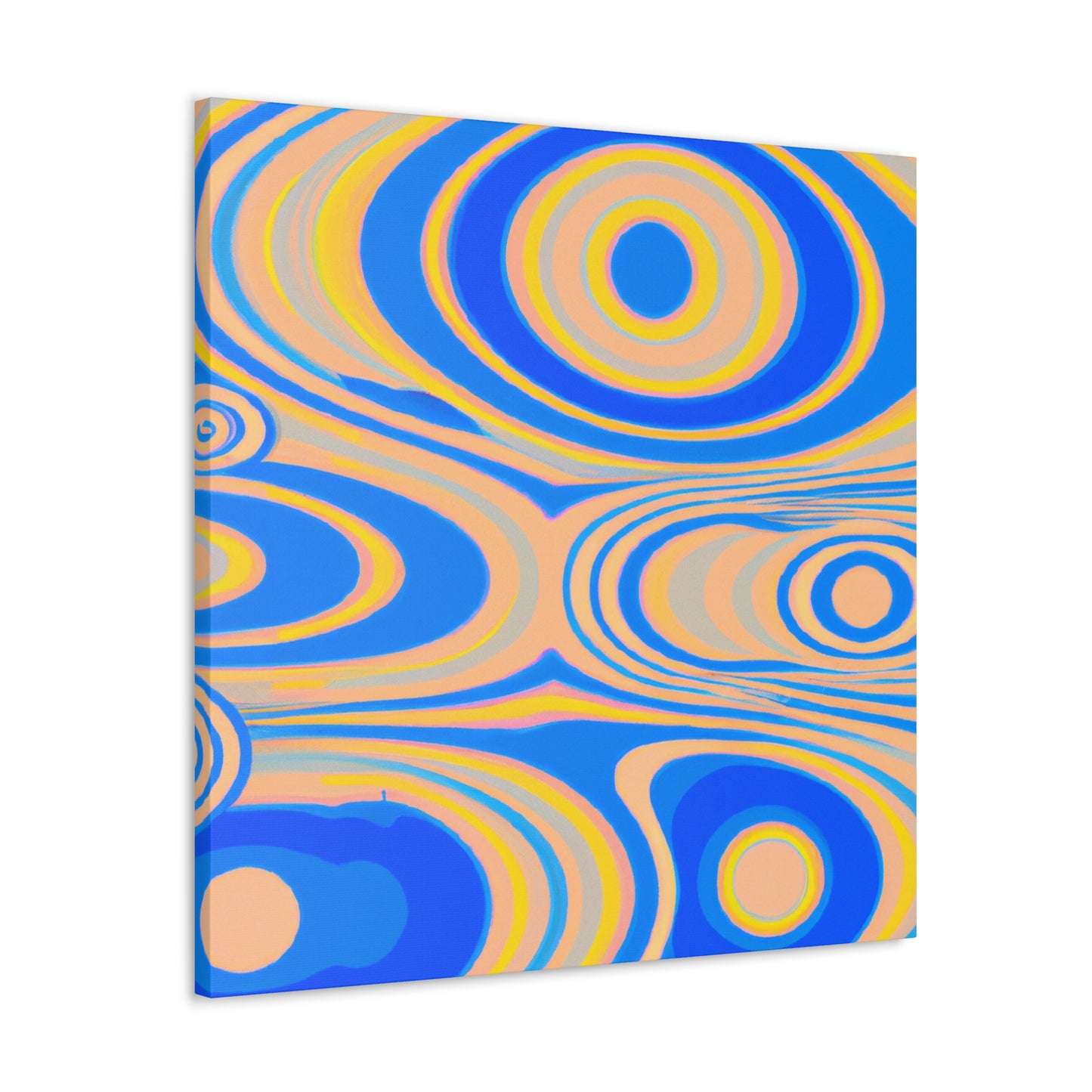 Aqua Flesh - Abstract - Canvas