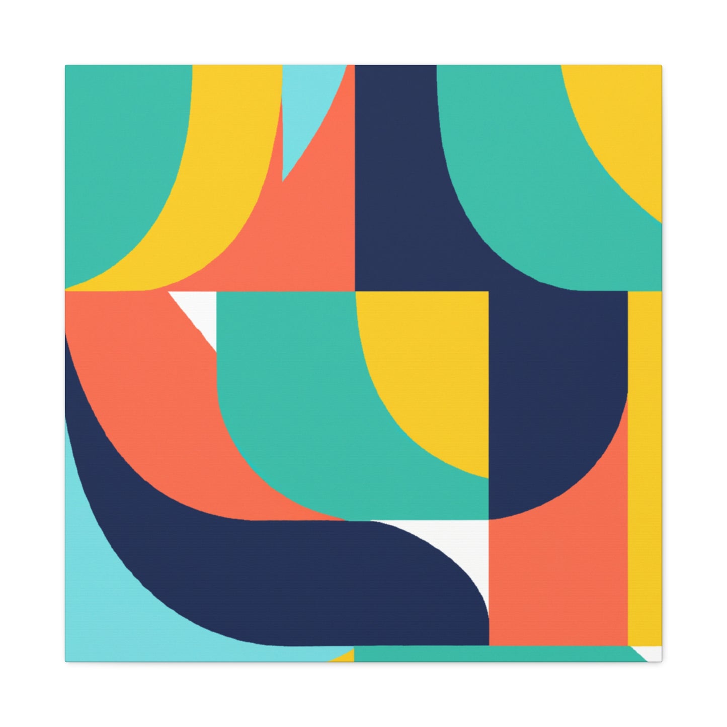 Abstract Reflection - Midcentury - Canvas