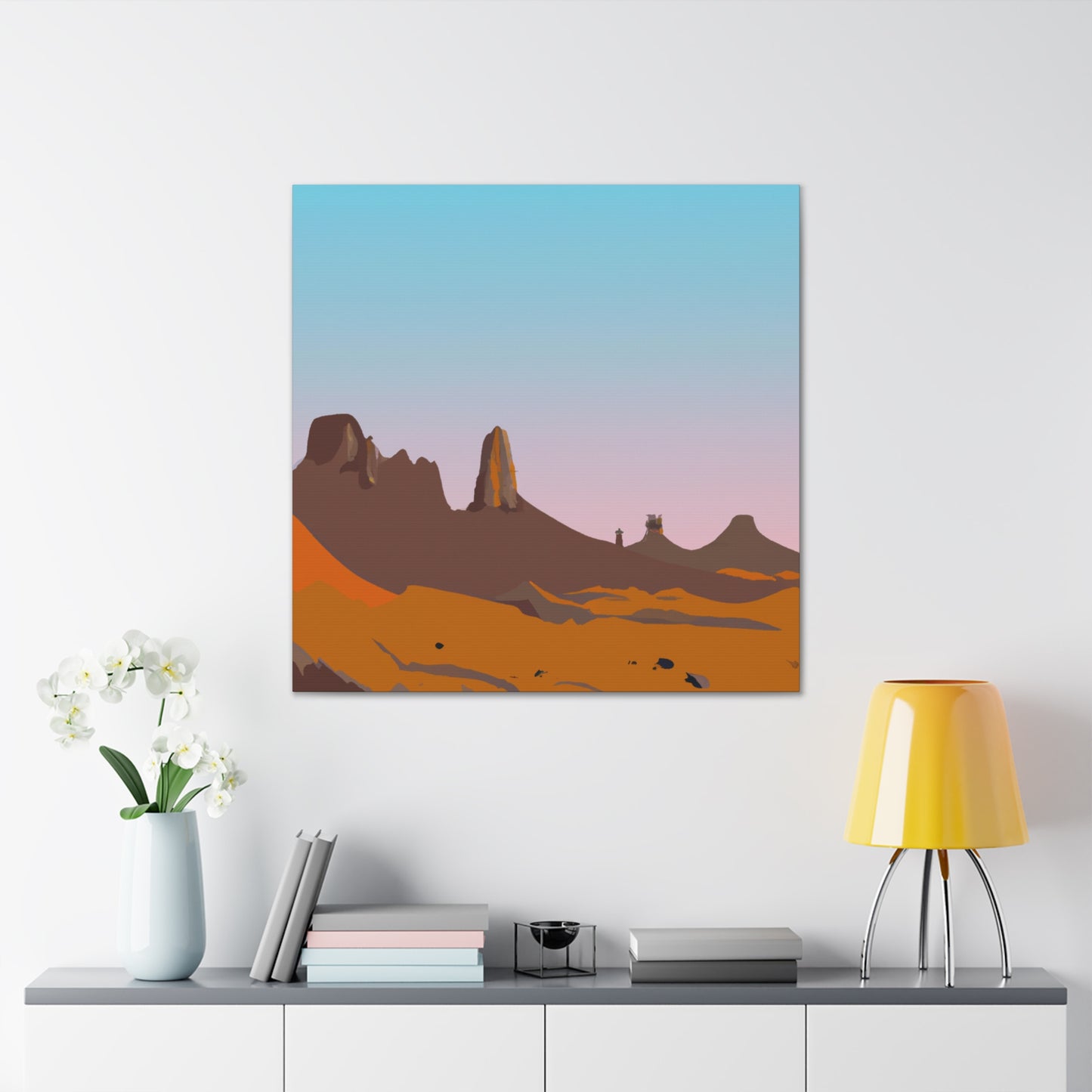 Sahara Oasis - Landscape - Canvas