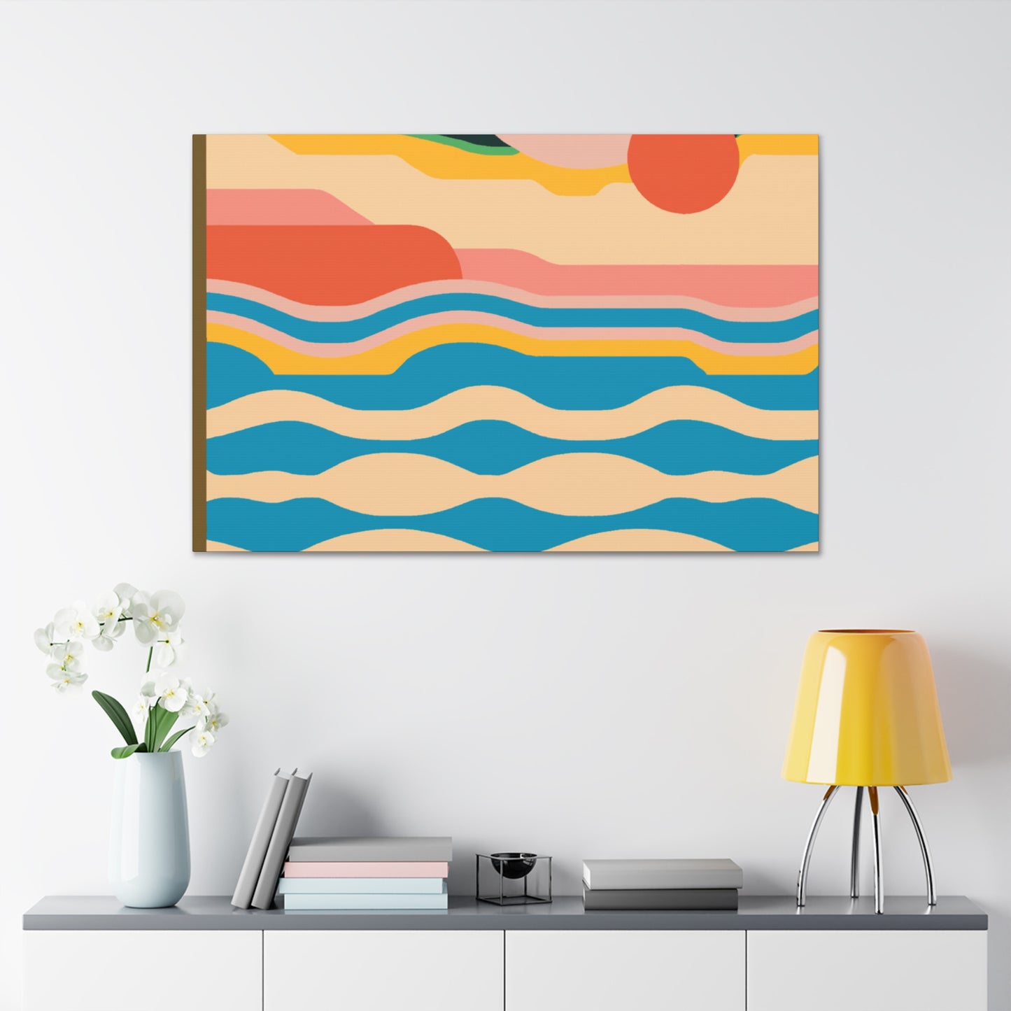 Cool Me Off - Midcentury Canvas
