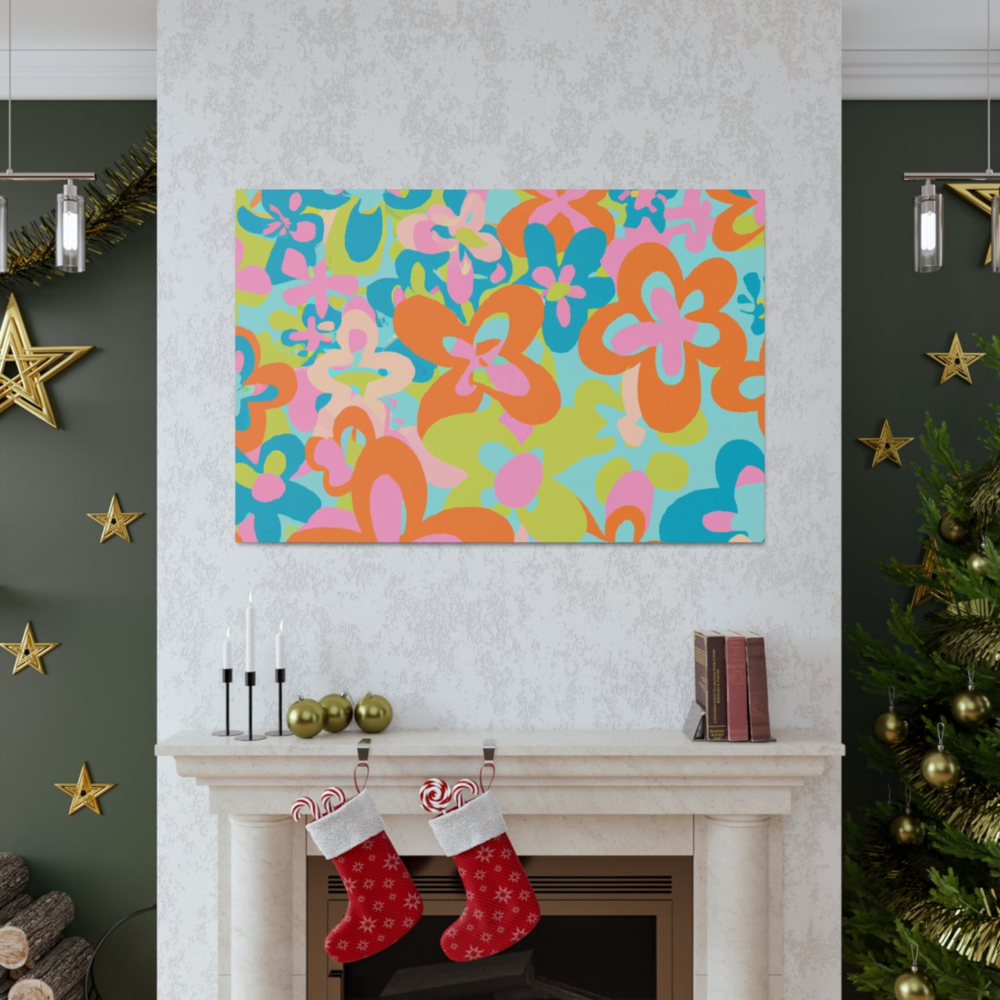 "The Blooming Bouquet" - Floral Canvas