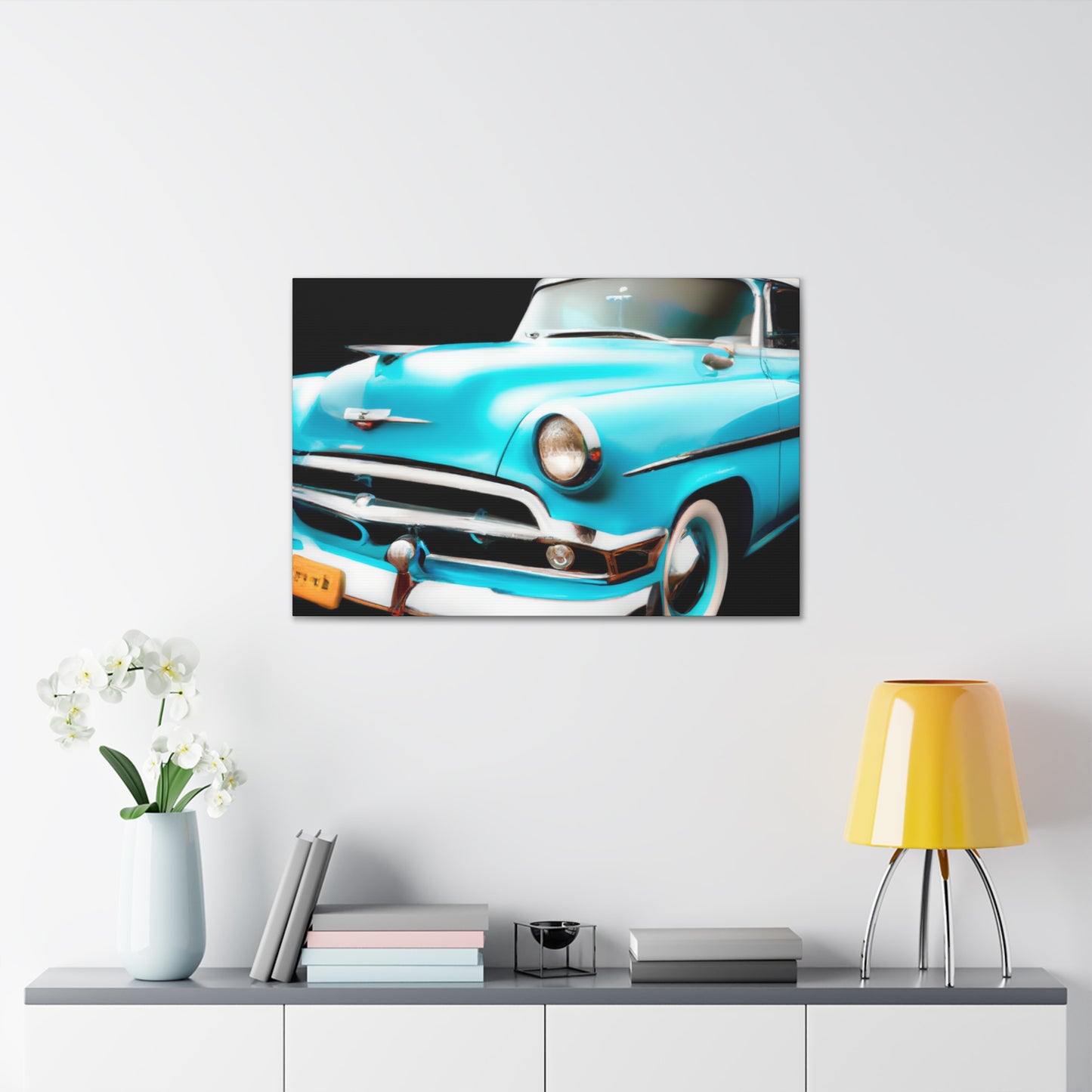 "Marine Marvel" - Automobile Canvas