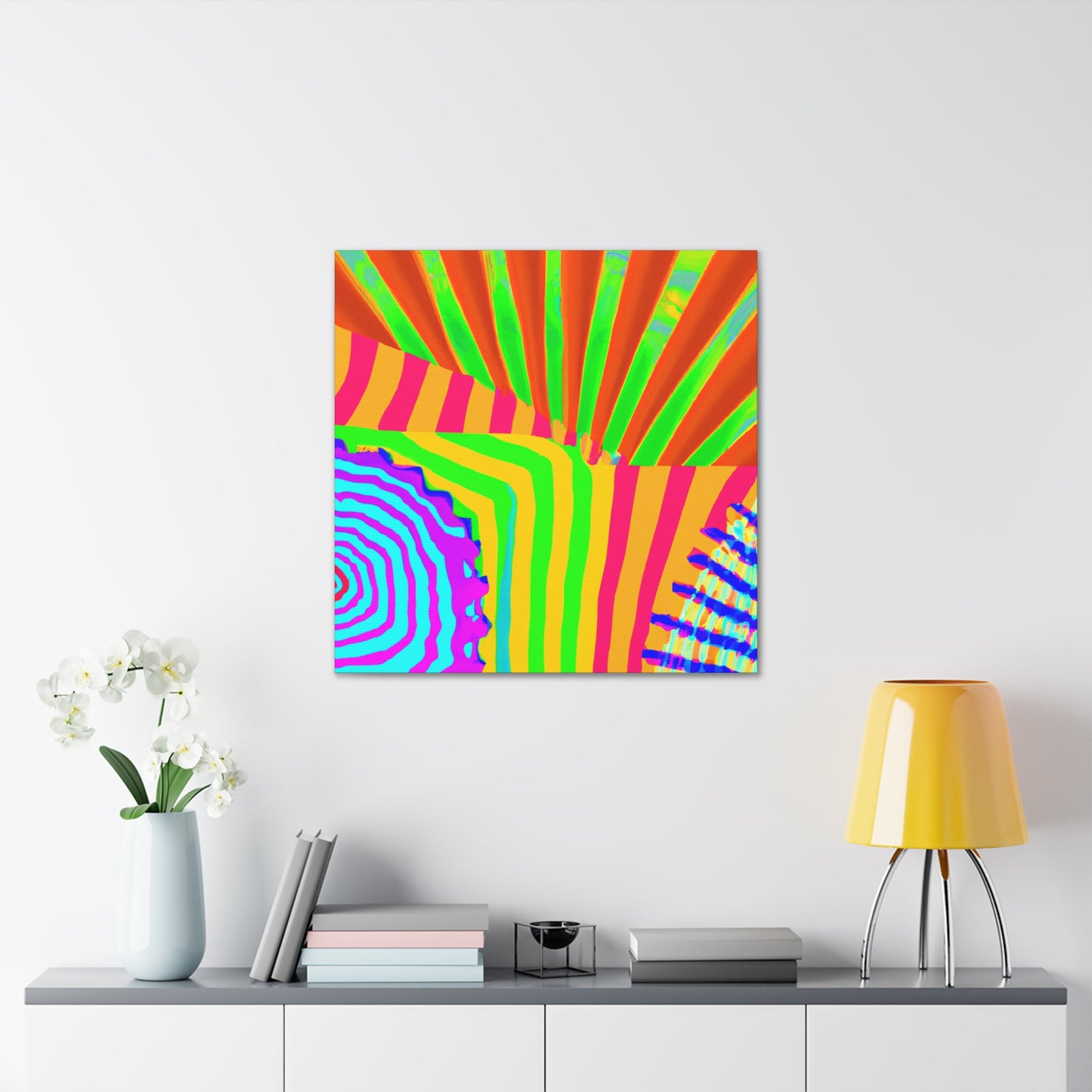 Aqua Luminesce - Abstract - Canvas