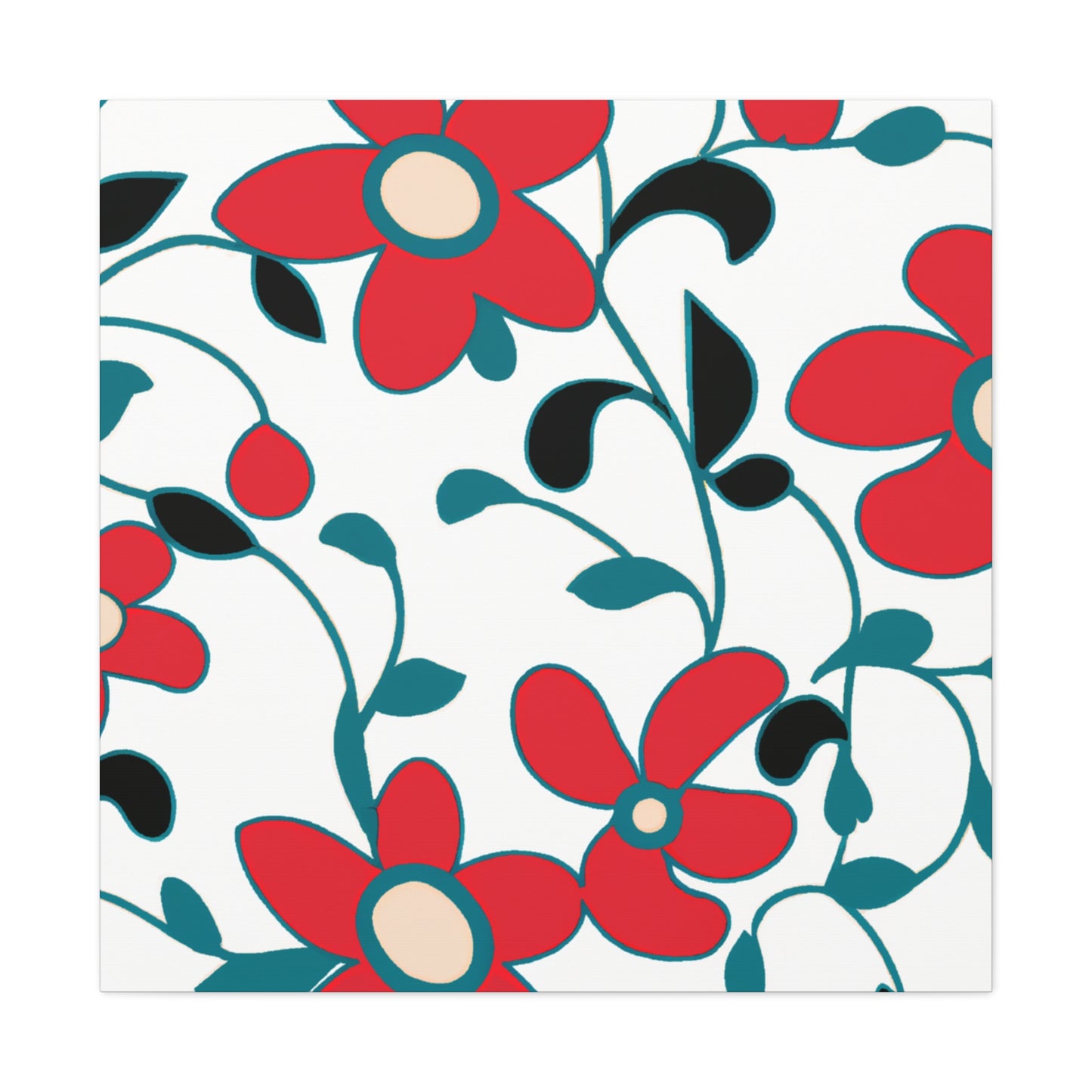 Petal Dance - Floral - Canvas