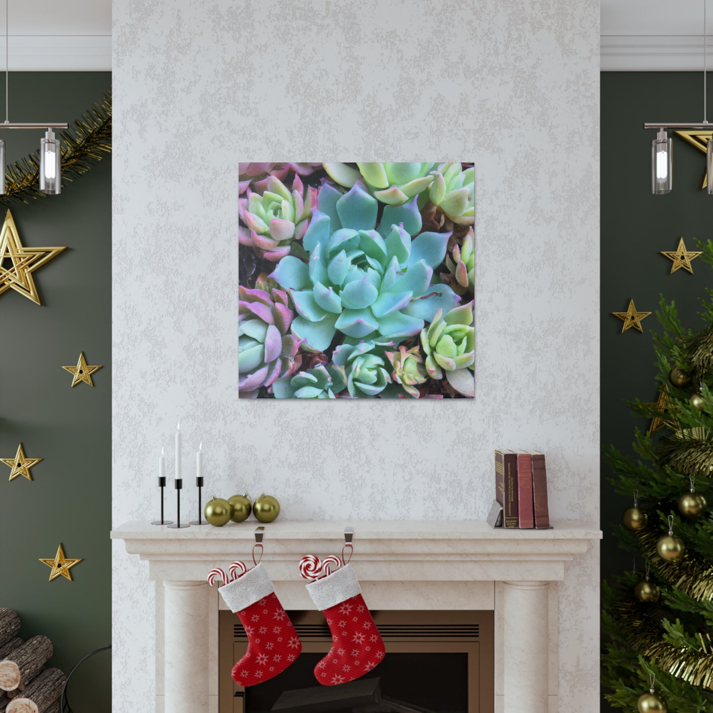 "Garden of Abundance" - Canvas - Succulent