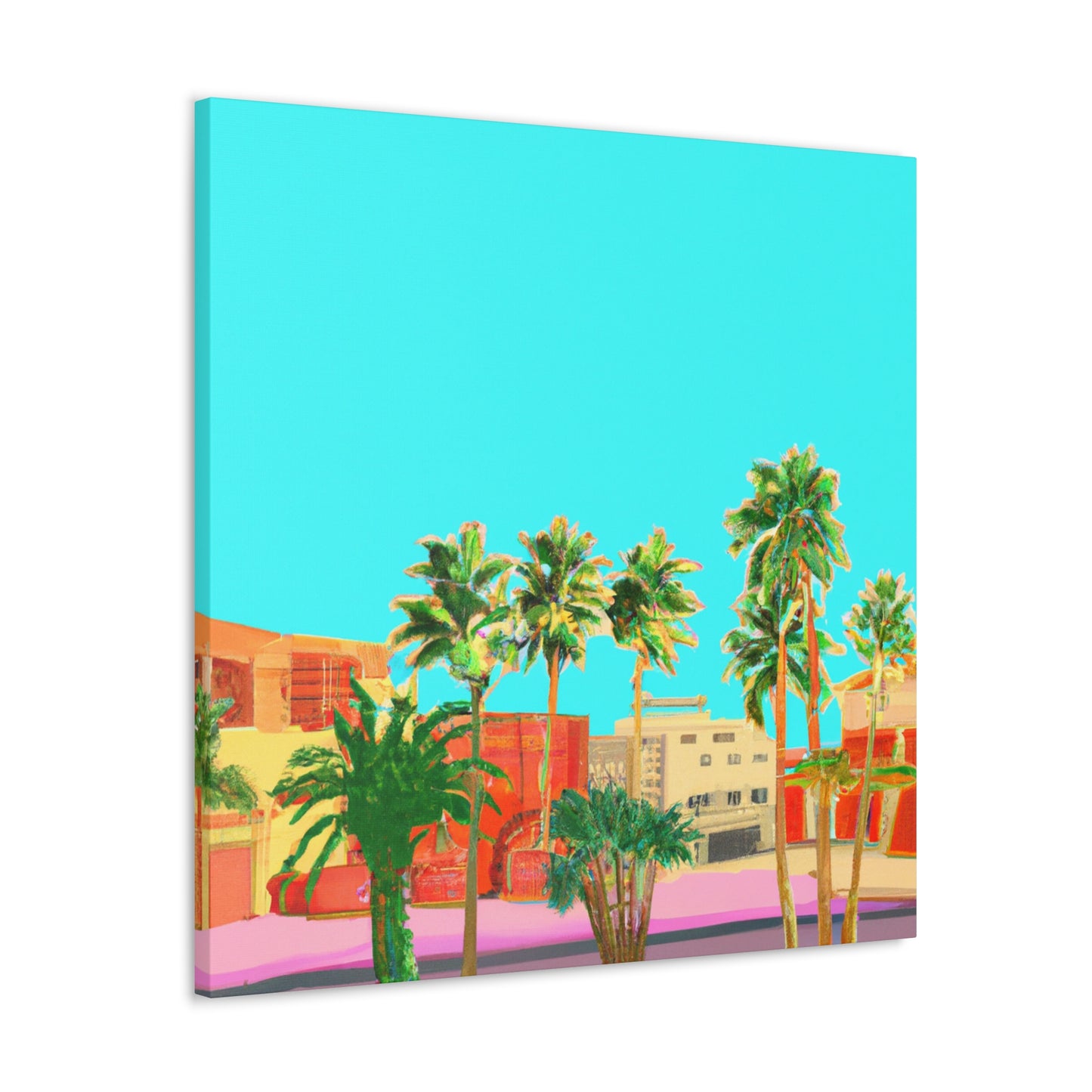 Sandy Oasis - Architectural - Canvas
