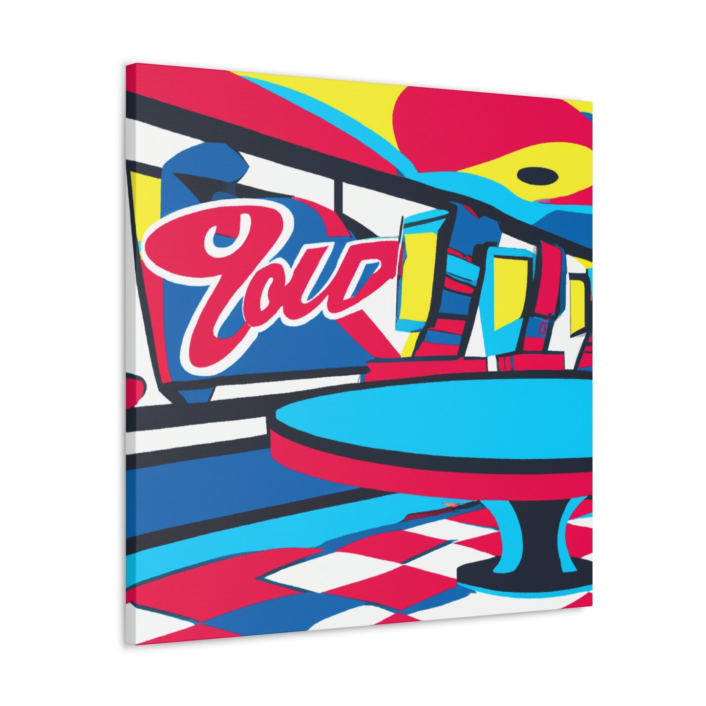 'The Juke Box Diner' - Canvas - Pop Art