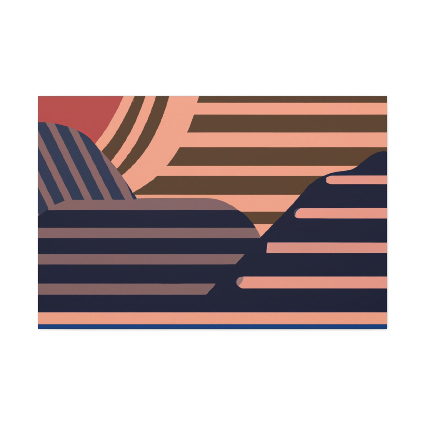 Horizontal Motion - Midcentury Canvas