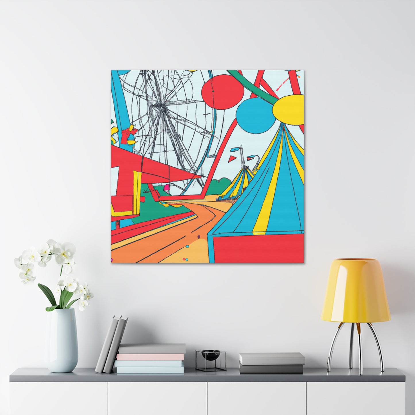 Fiesta Funhouse - Amusement - Canvas