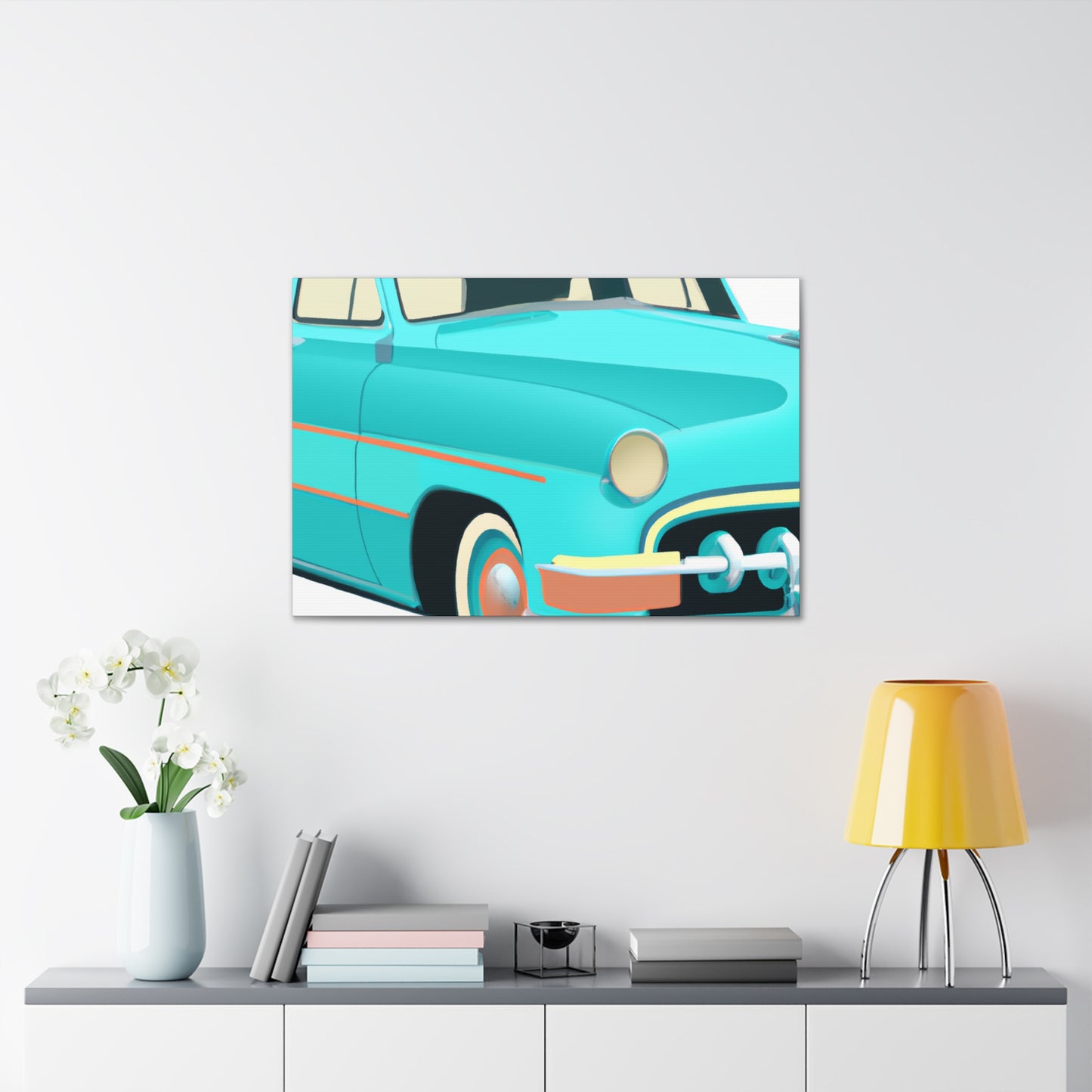 Ford Model-T Automobile - Canvas