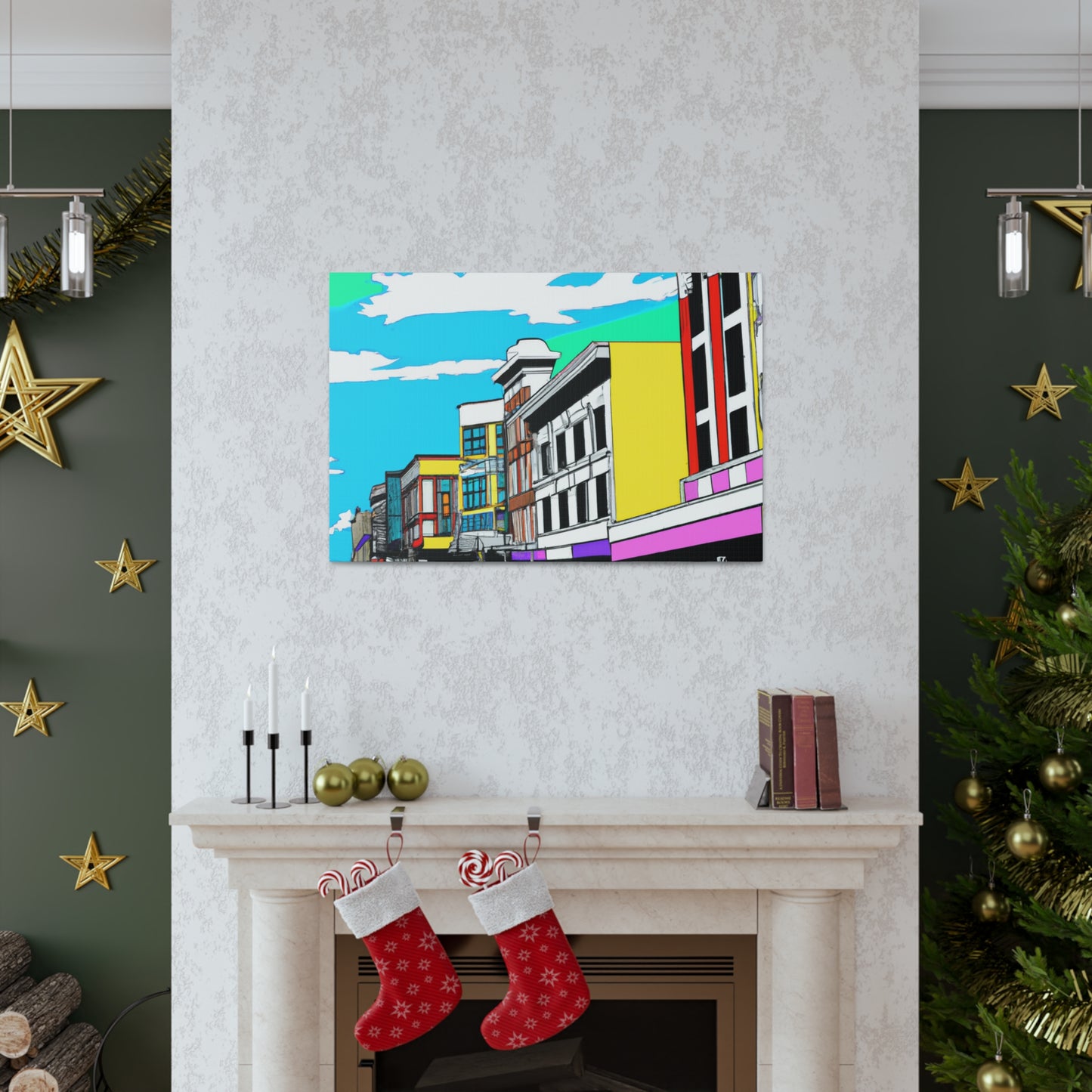 Vancouver Avenue - Architectural Canvas Pop Art