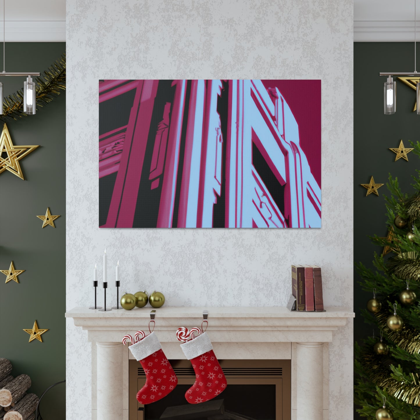 Neo-Deco Revivalism - Architectural Canvas Art Deco