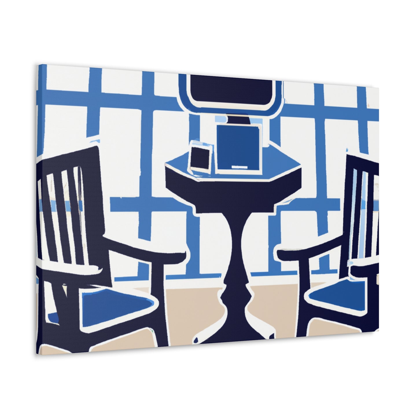 Waiting Room Lounge - Midcentury - Canvas