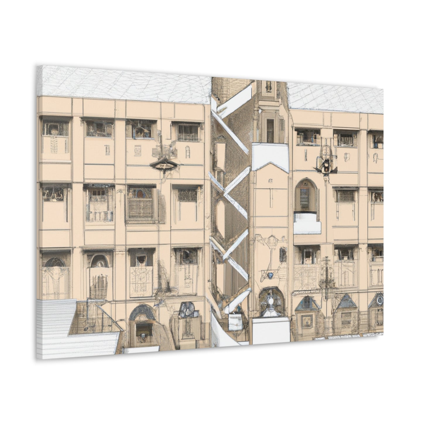 Corinne de Poitiers - Canvas - Architectural