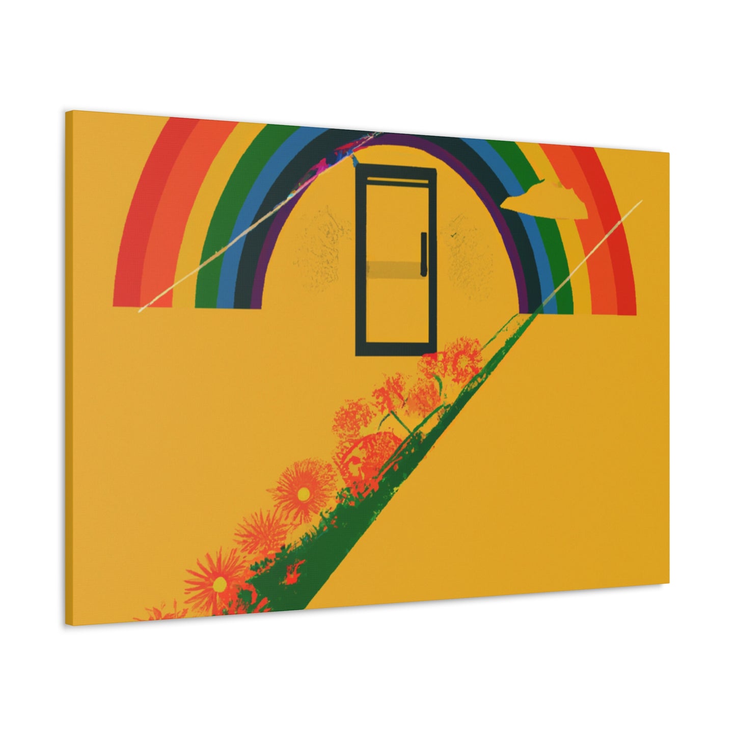 Rainbow Tranquility - Minimalism - Canvas