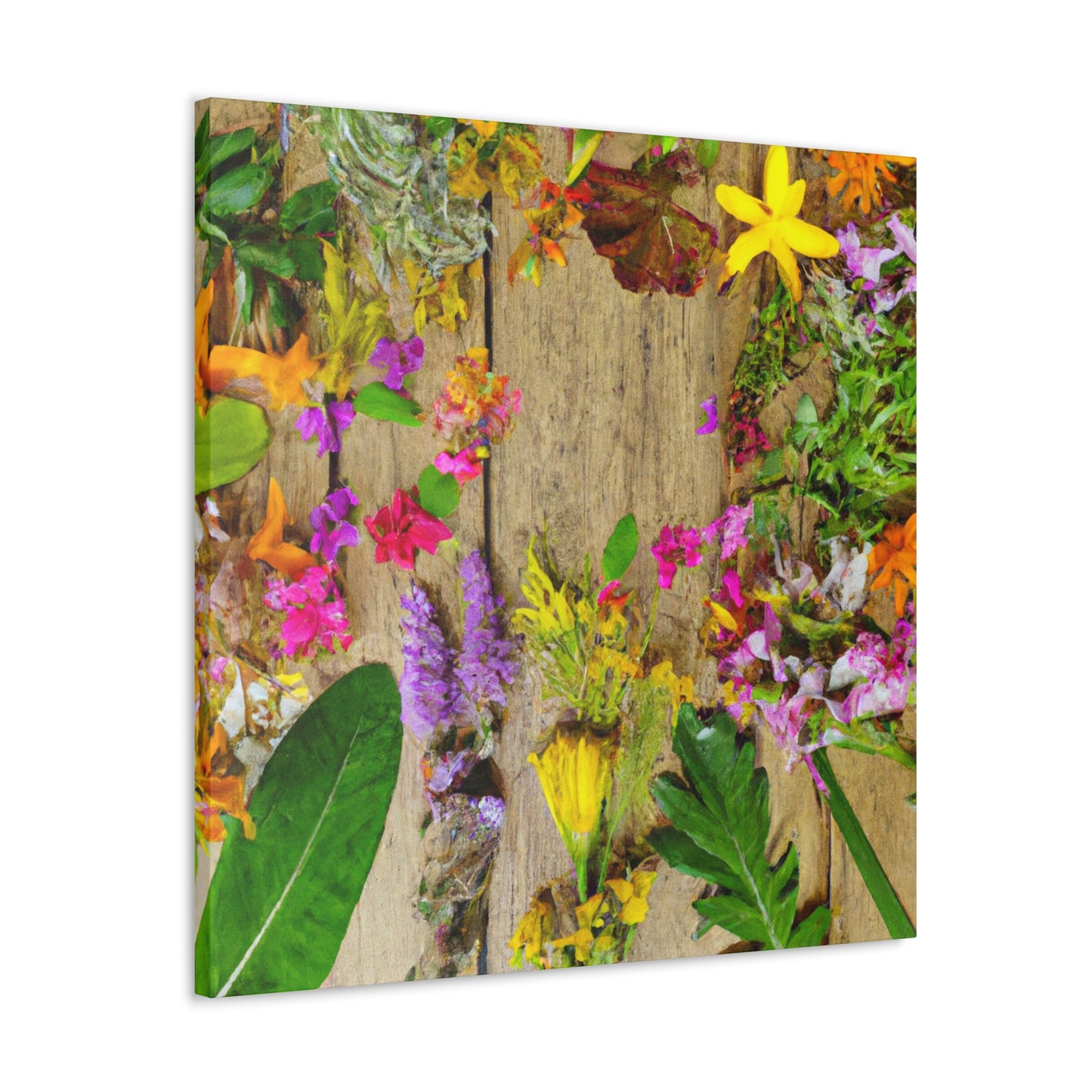 "Butterfly Blooms" - Canvas - Floral