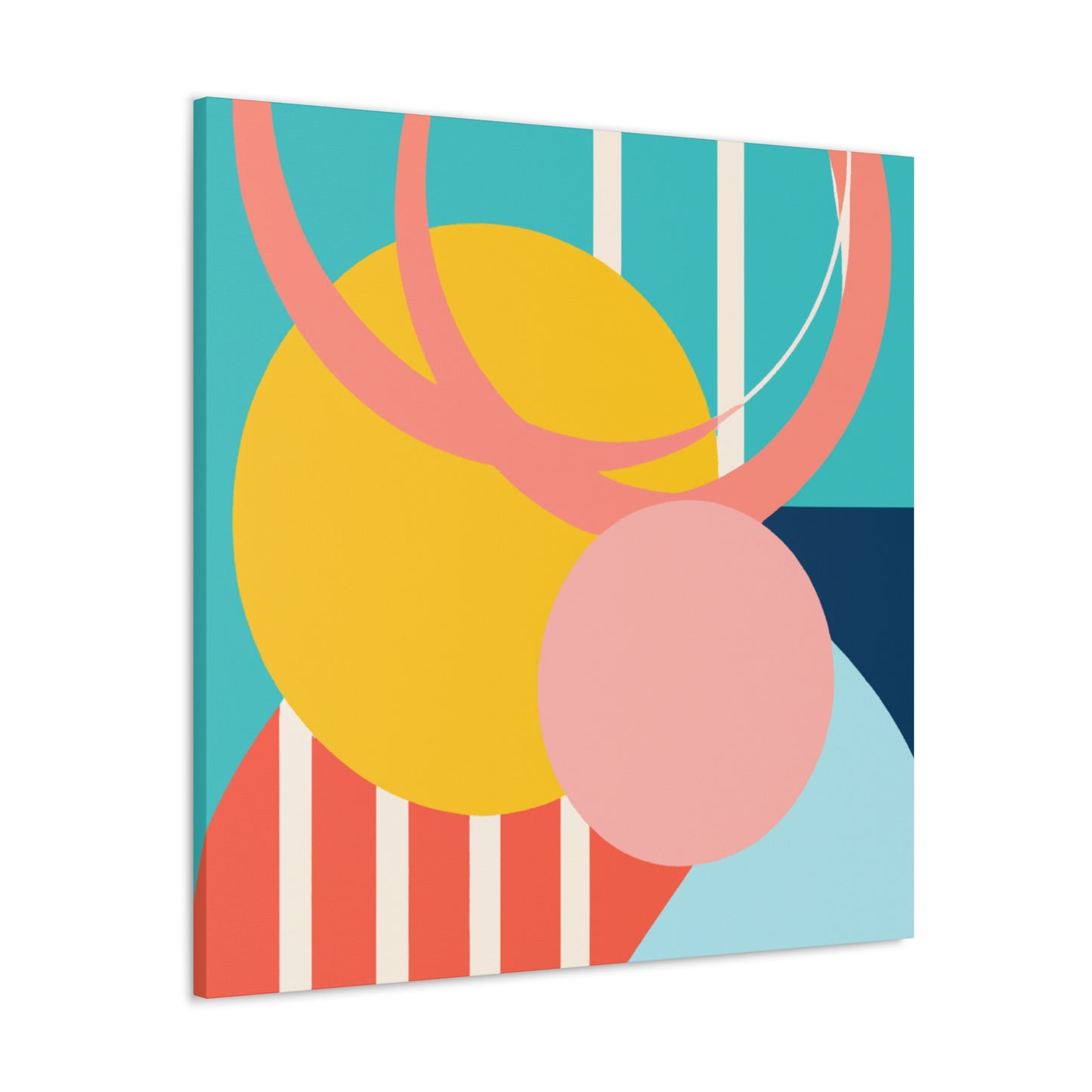 The Hallowed Hearth - Midcentury - Canvas