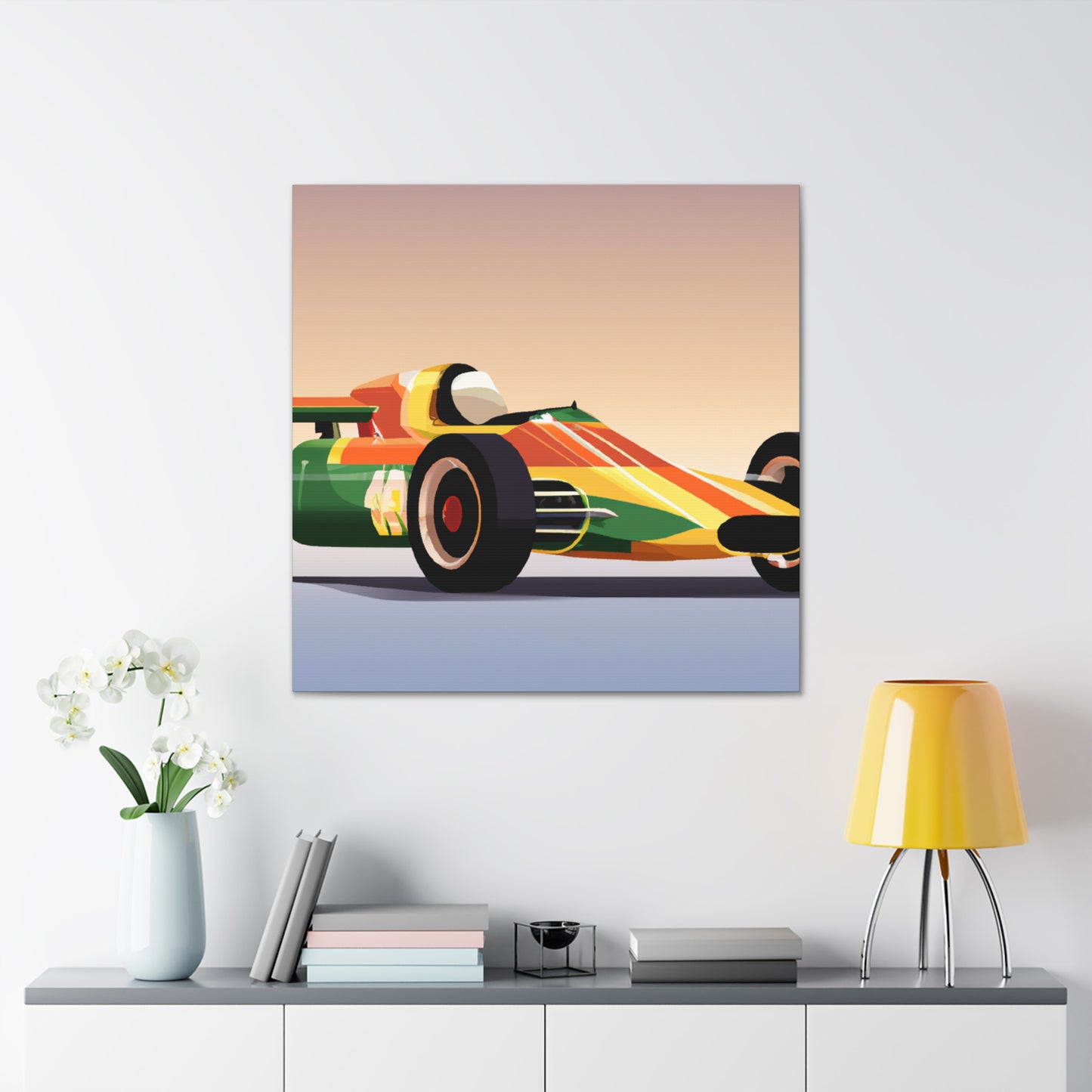 Lightning Flash - Automobile - Canvas