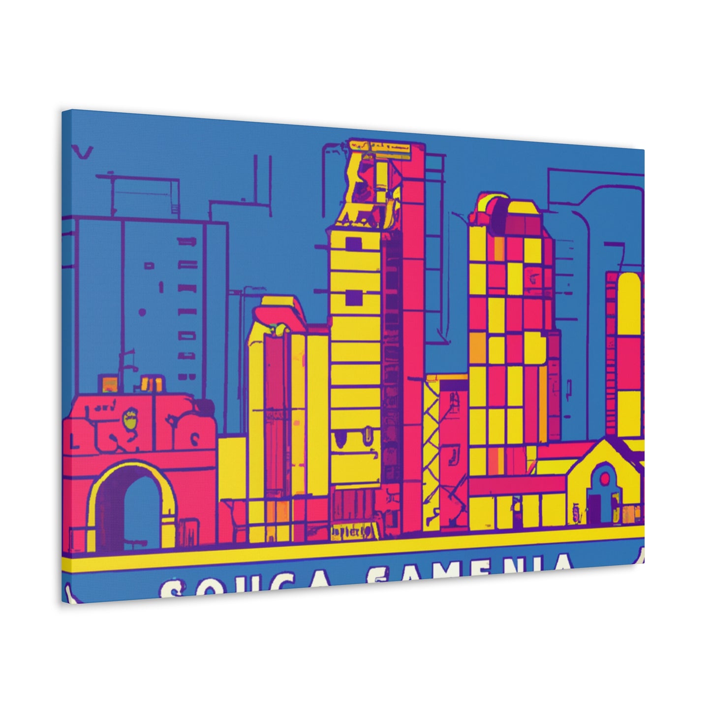 Salone del Sur - South America - Canvas