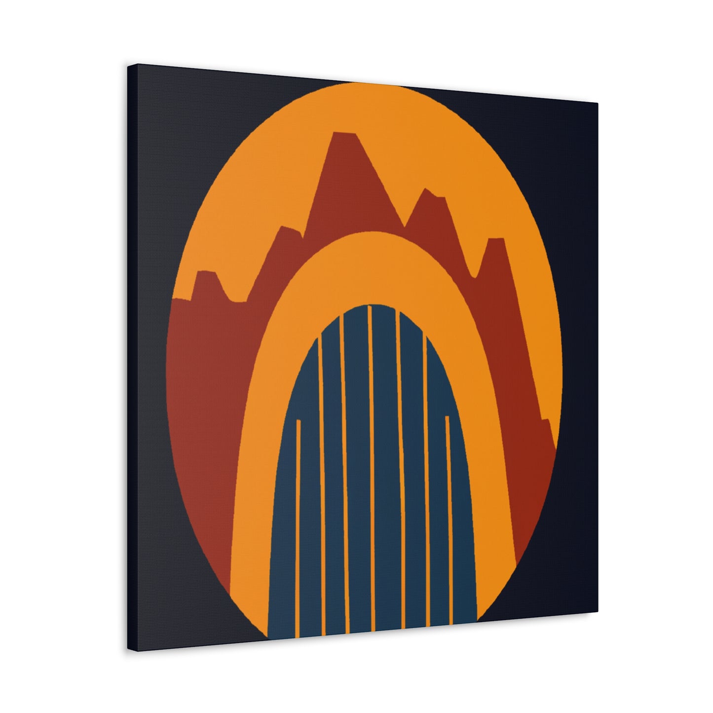 Eternal Radiance - Midcentury - Canvas