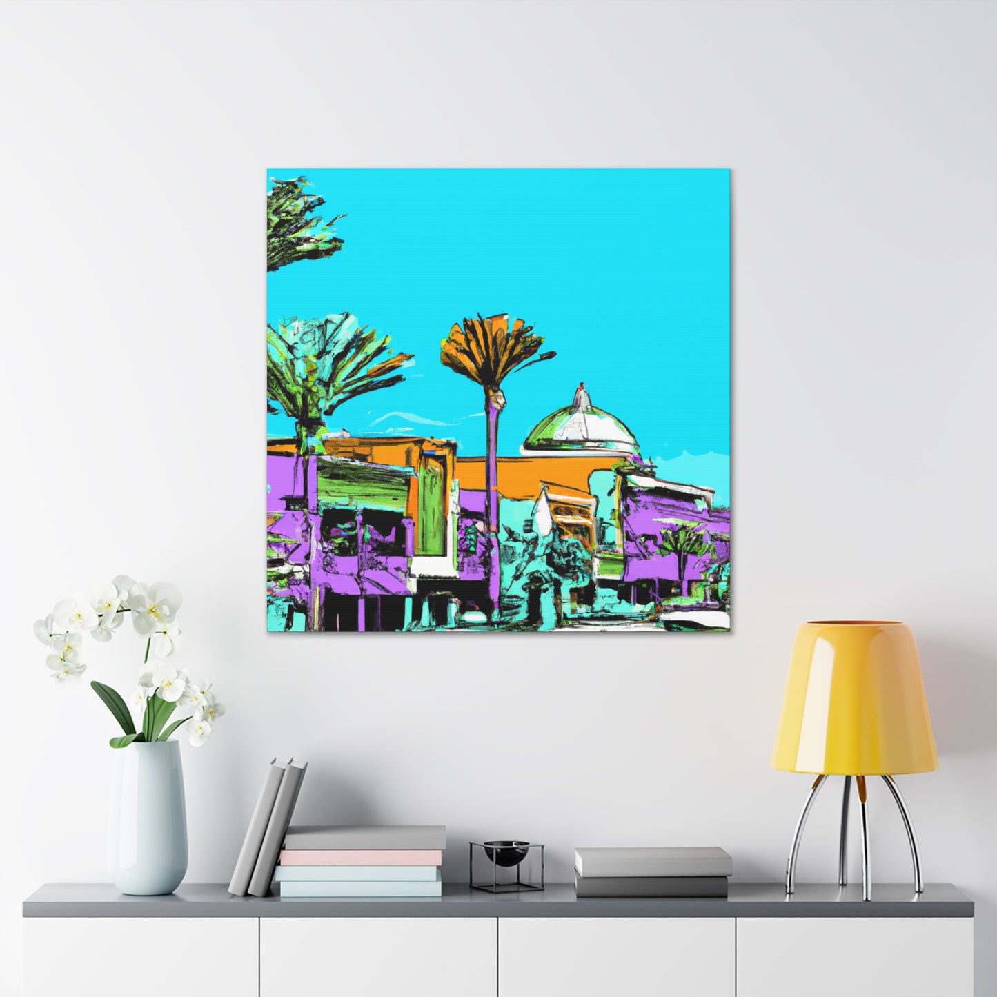 Oasisville - Architectural - Canvas
