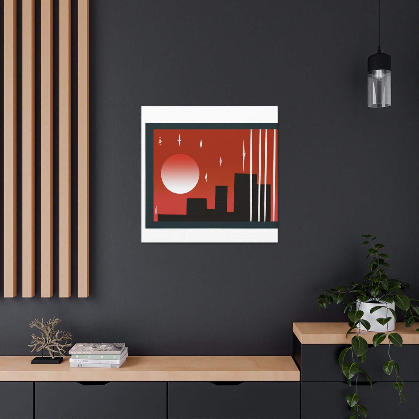 City Of Dreams - Midcentury Canvas