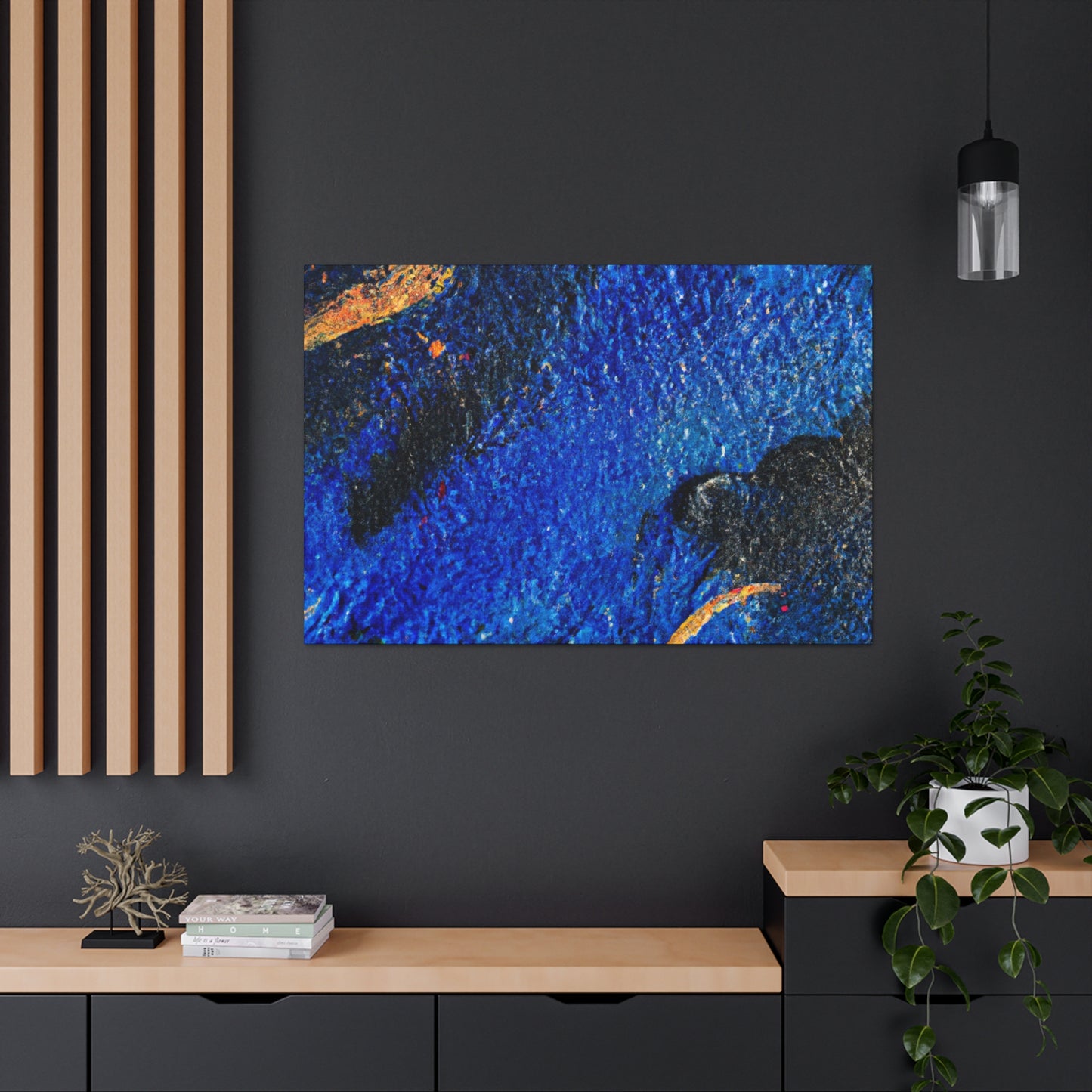 Deep Water - Abstract Canvas