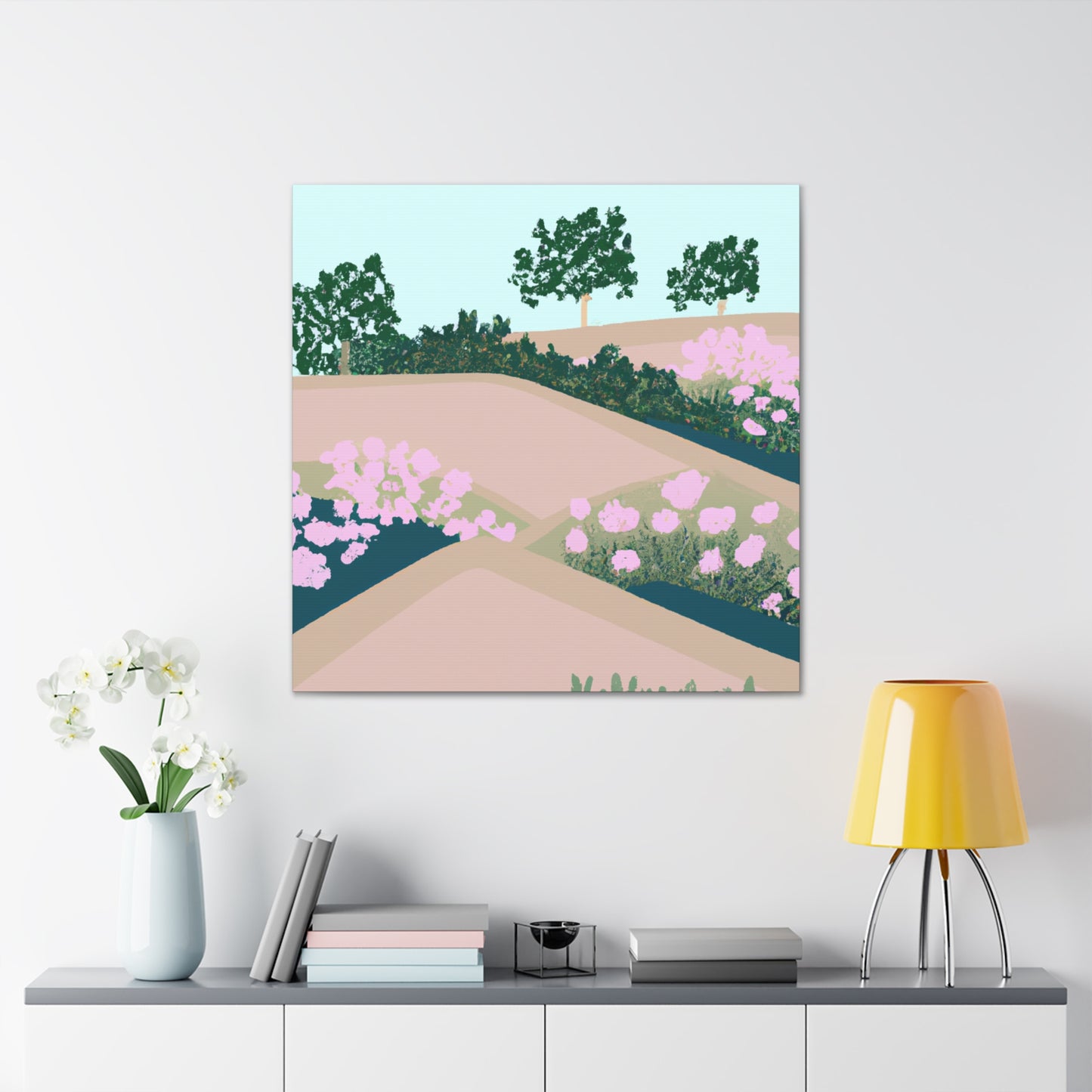 Floral Fantasy - Landscape - Canvas