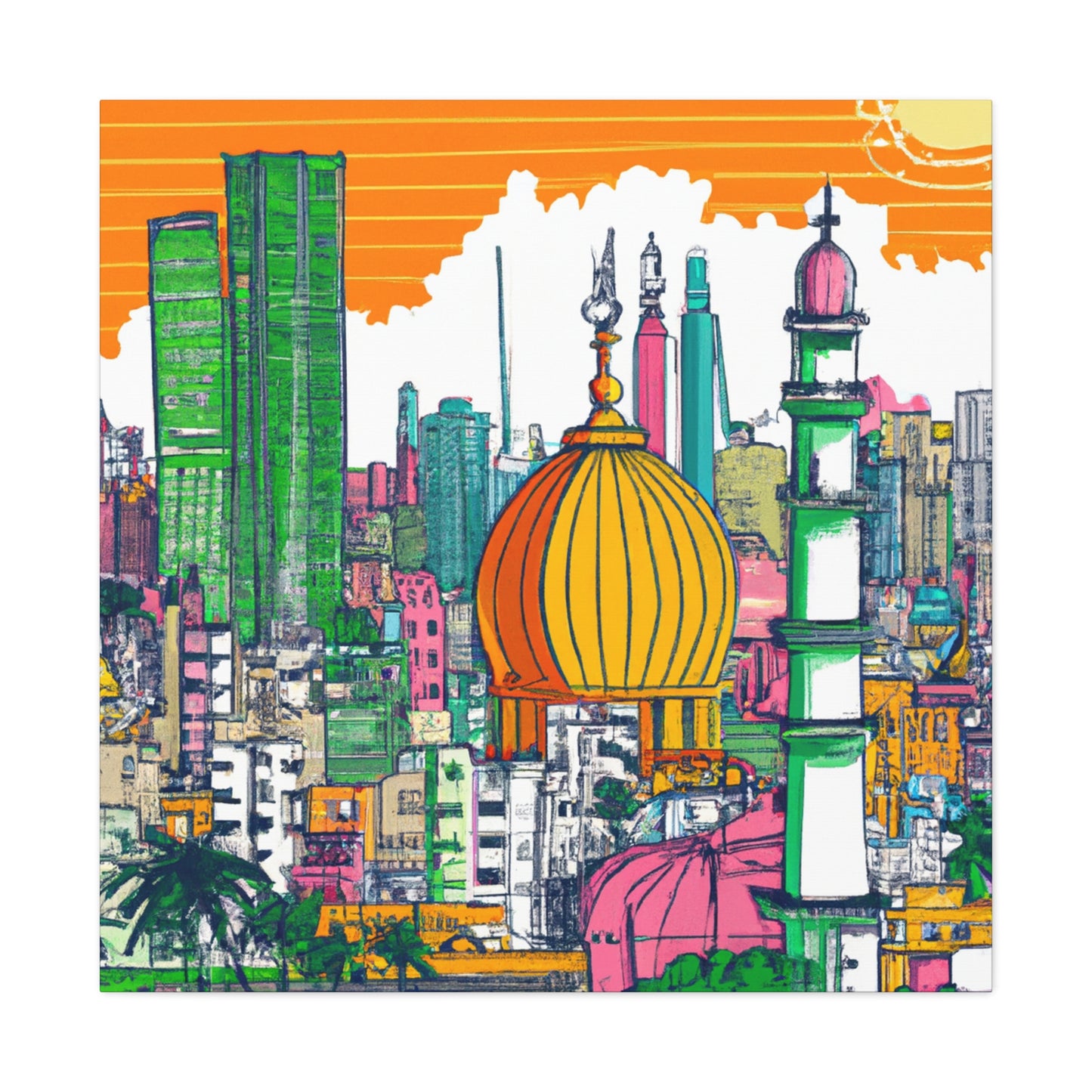 Kashmiri Mystique - Destination India - Canvas