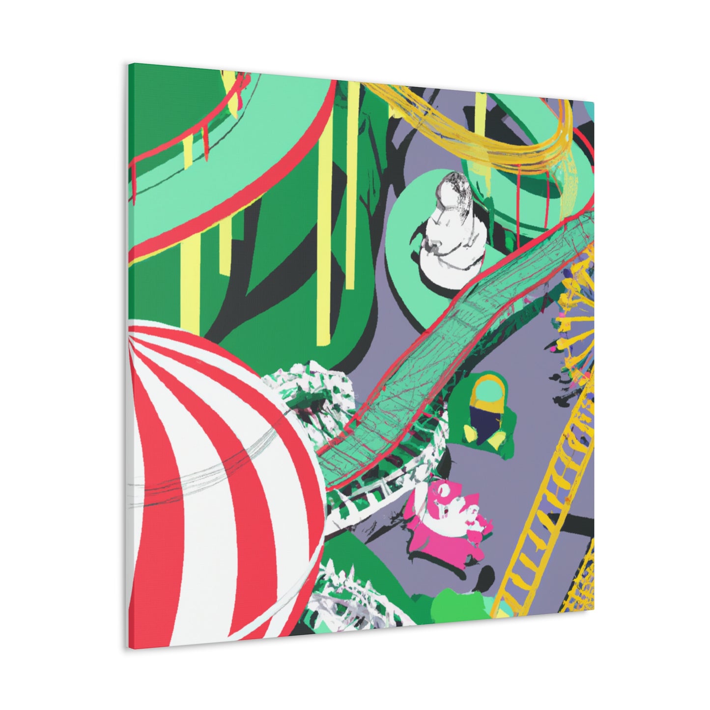 Rhino Rampage - Amusement - Canvas