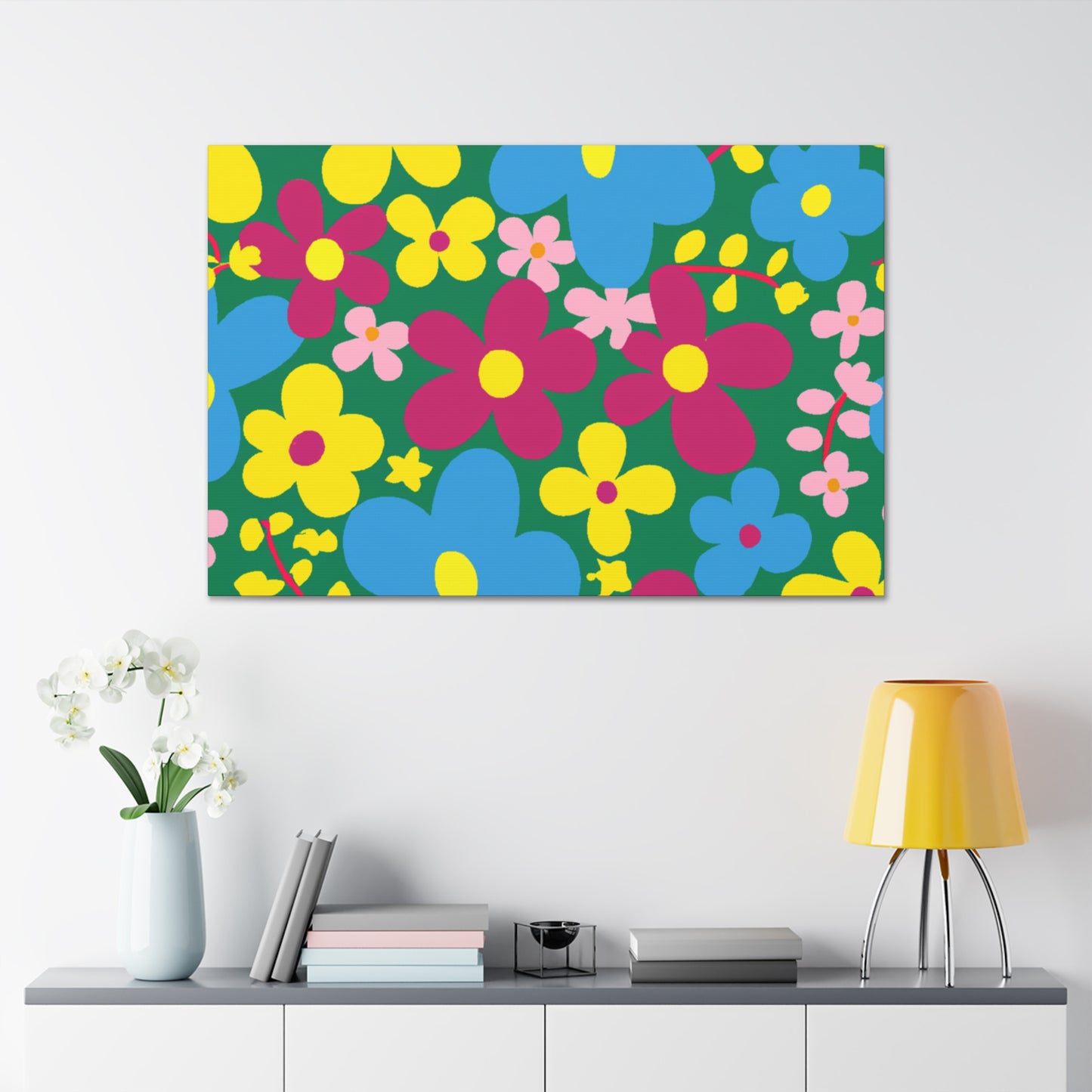 Blissful Bloom - Floral - Canvas