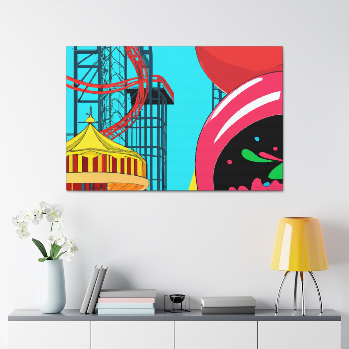 Funfair Craze - Amusement - Canvas