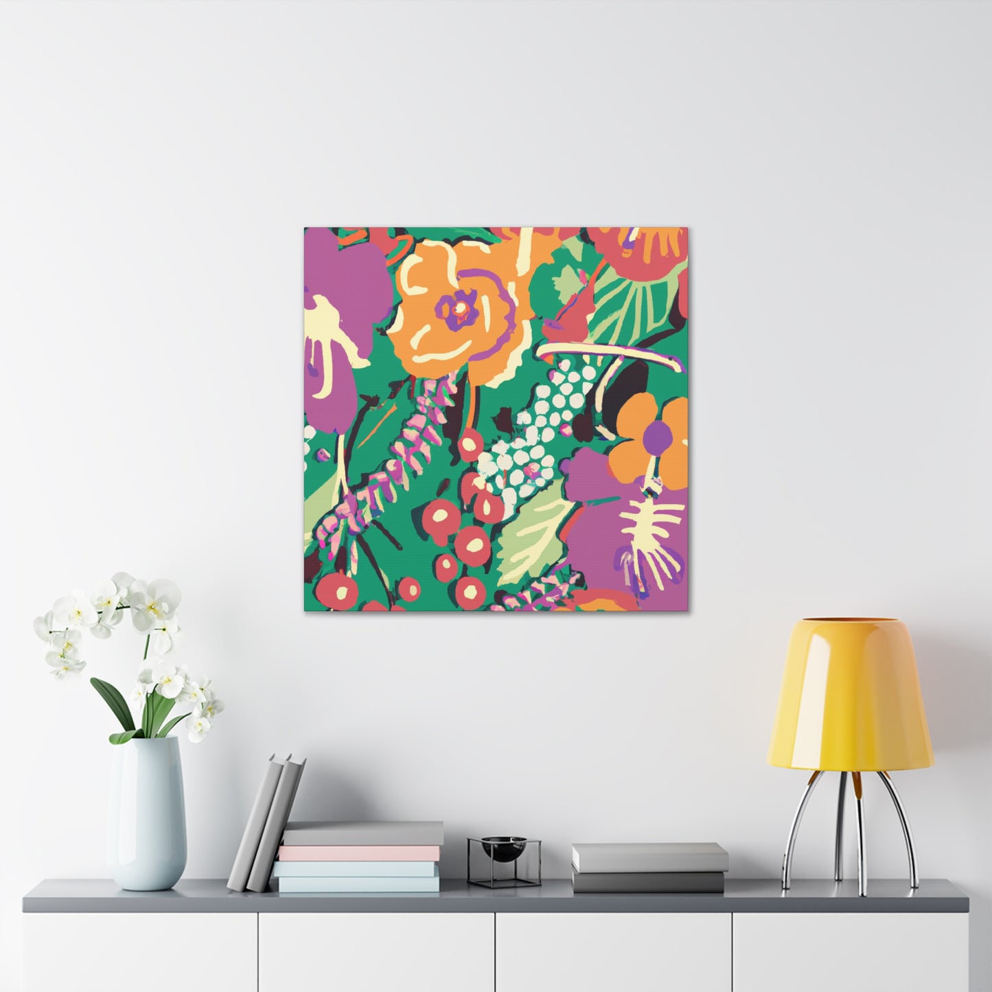 Blooming Breeze - Floral - Canvas