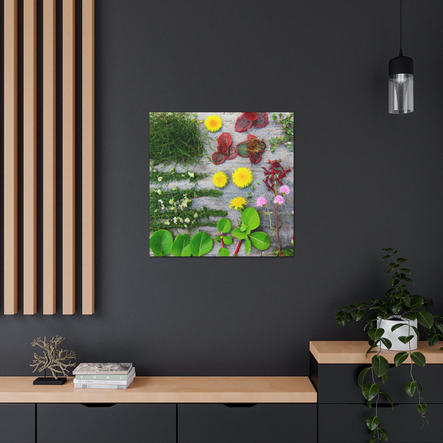 "Garden Glimmer" - Canvas - Floral