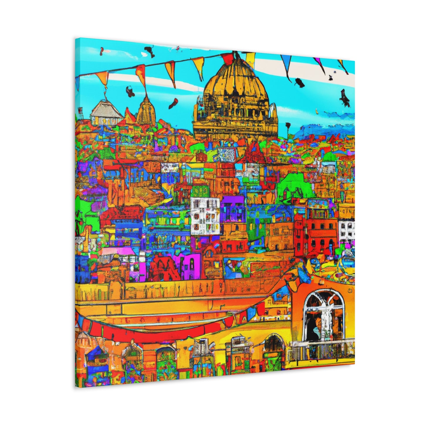 Khajuraho- Destination India - Canvas