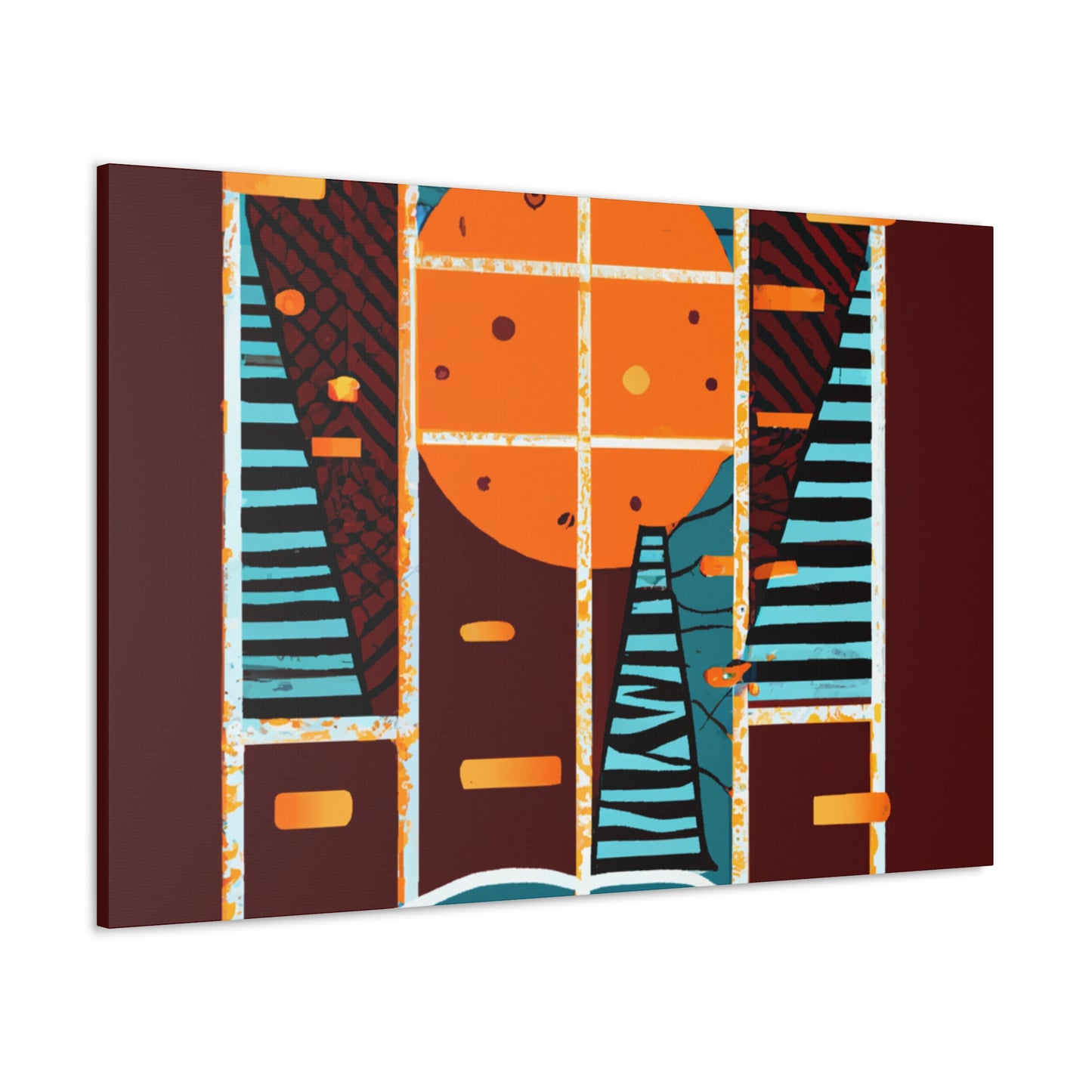 Surge of Geometry - Midcentury - Canvas