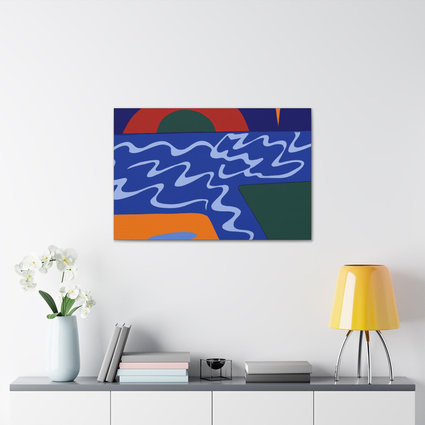 Icey Riveer -Midcentury Canvas