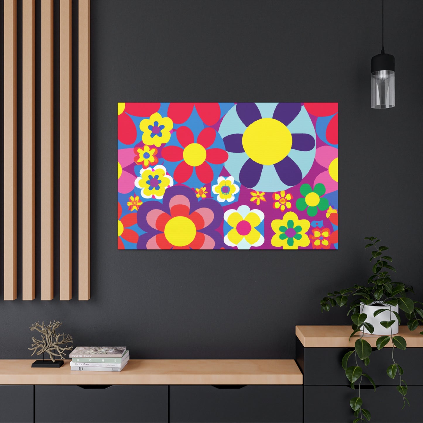 Petal-Powered: The Miracle of Pollination - Floral Canvas