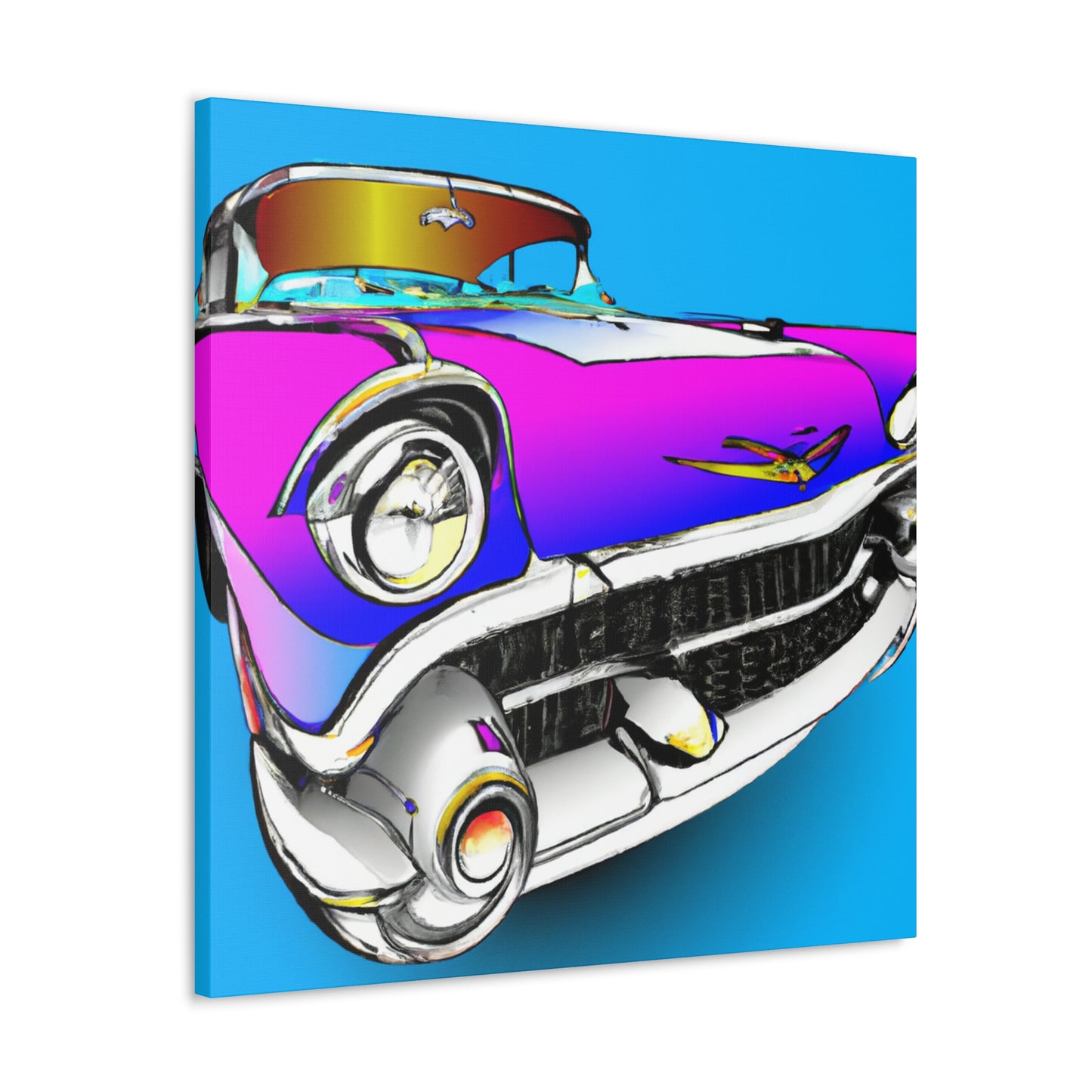 "Classic Car Story" - Automobile Canvas
