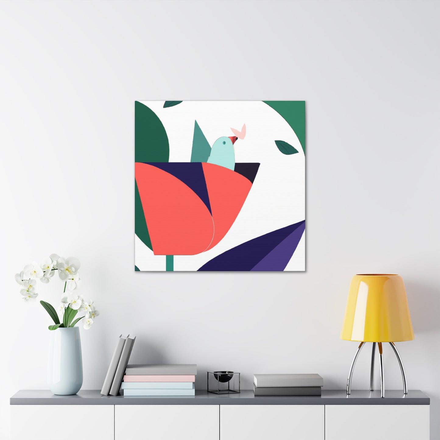 Raindrops - Minimalism - Canvas