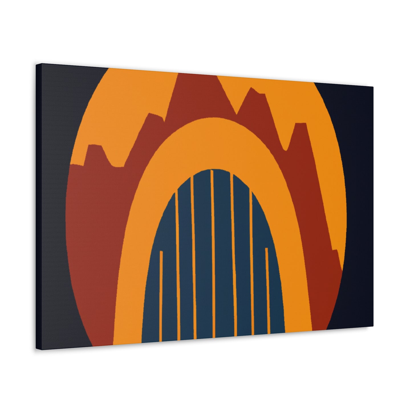 Eternal Radiance - Midcentury - Canvas