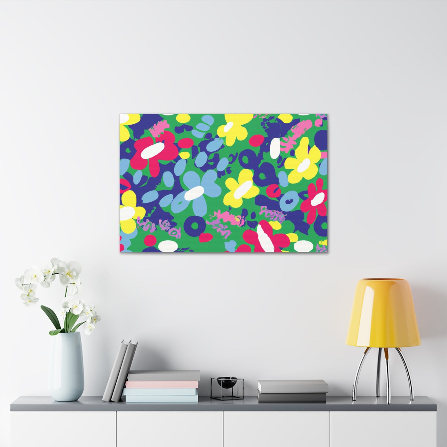 Bluestream - Floral - Canvas