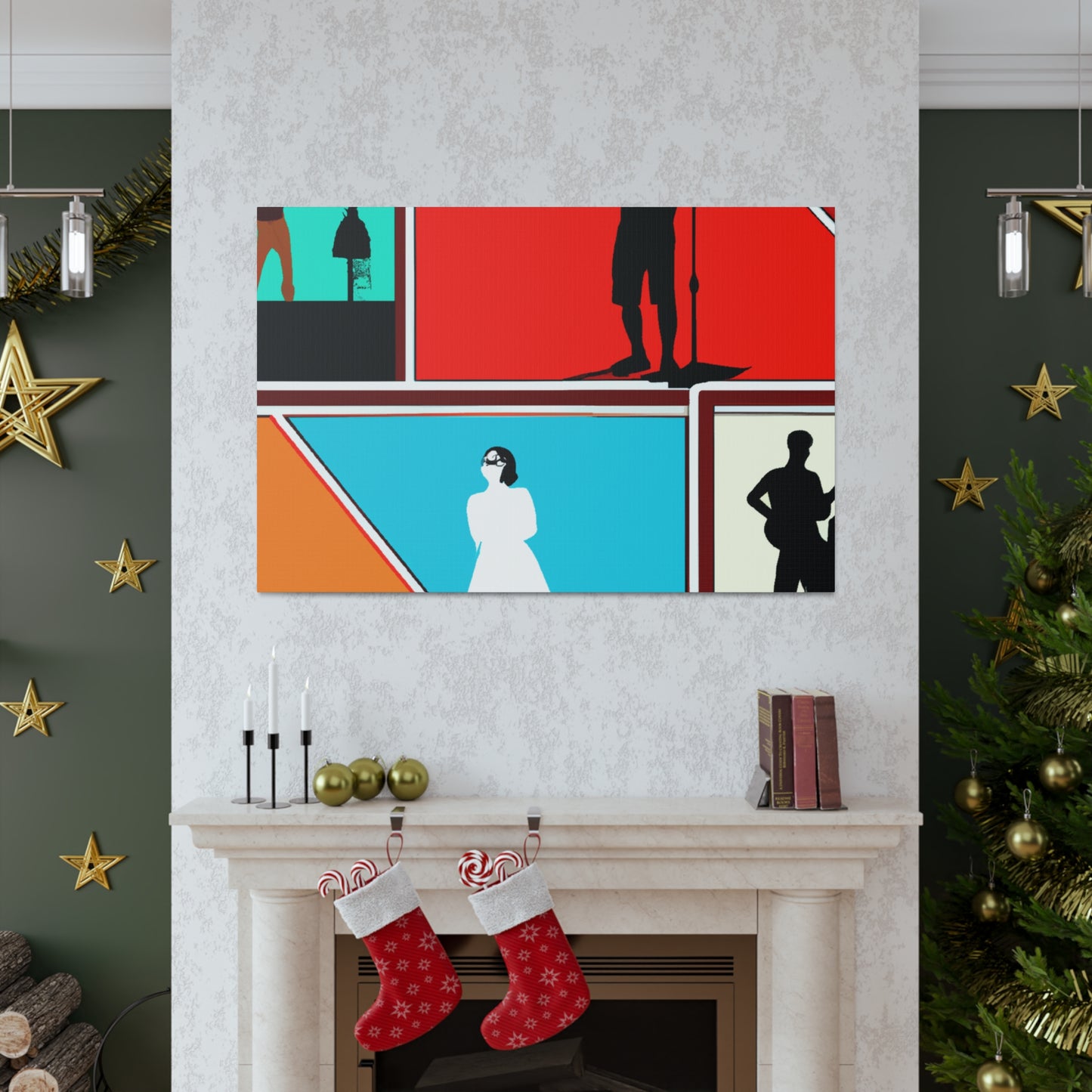 Rock-A-Console - Retro Music and Film Canvas