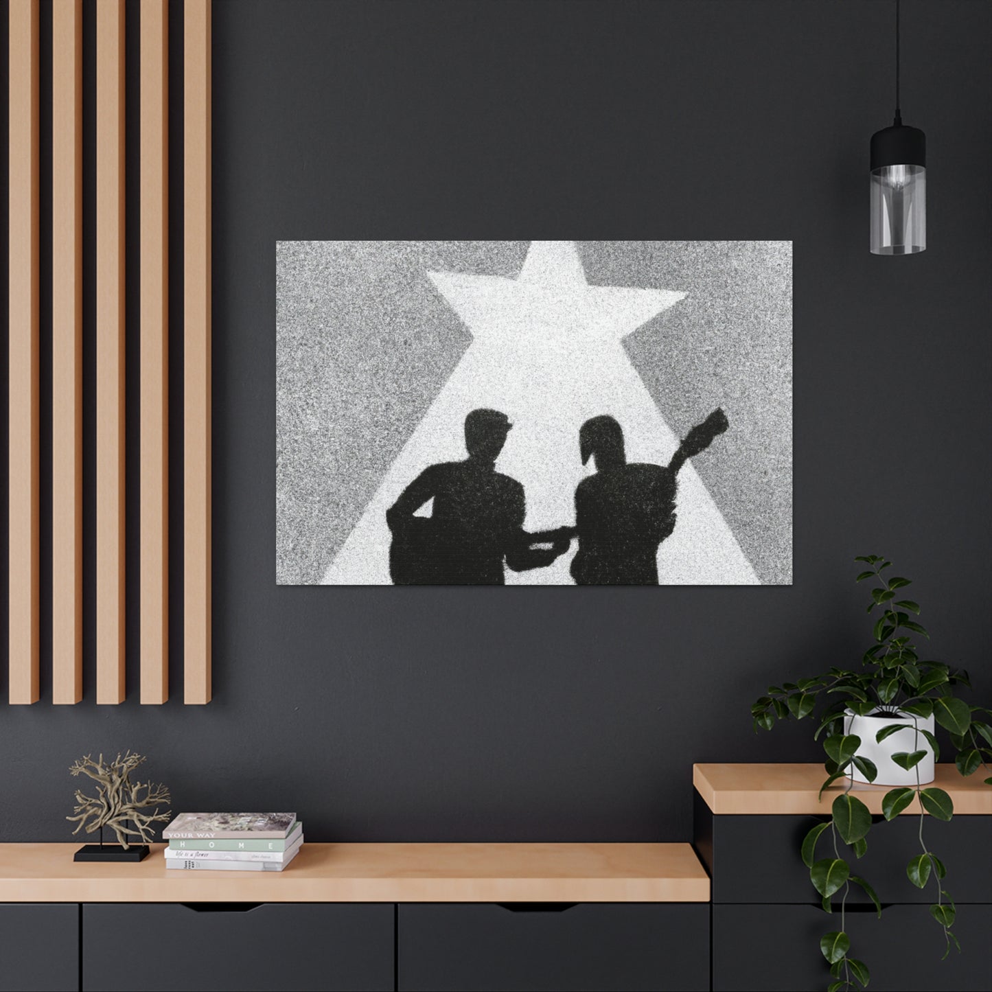 Hot Wax Records - Retro Music and Film Canvas