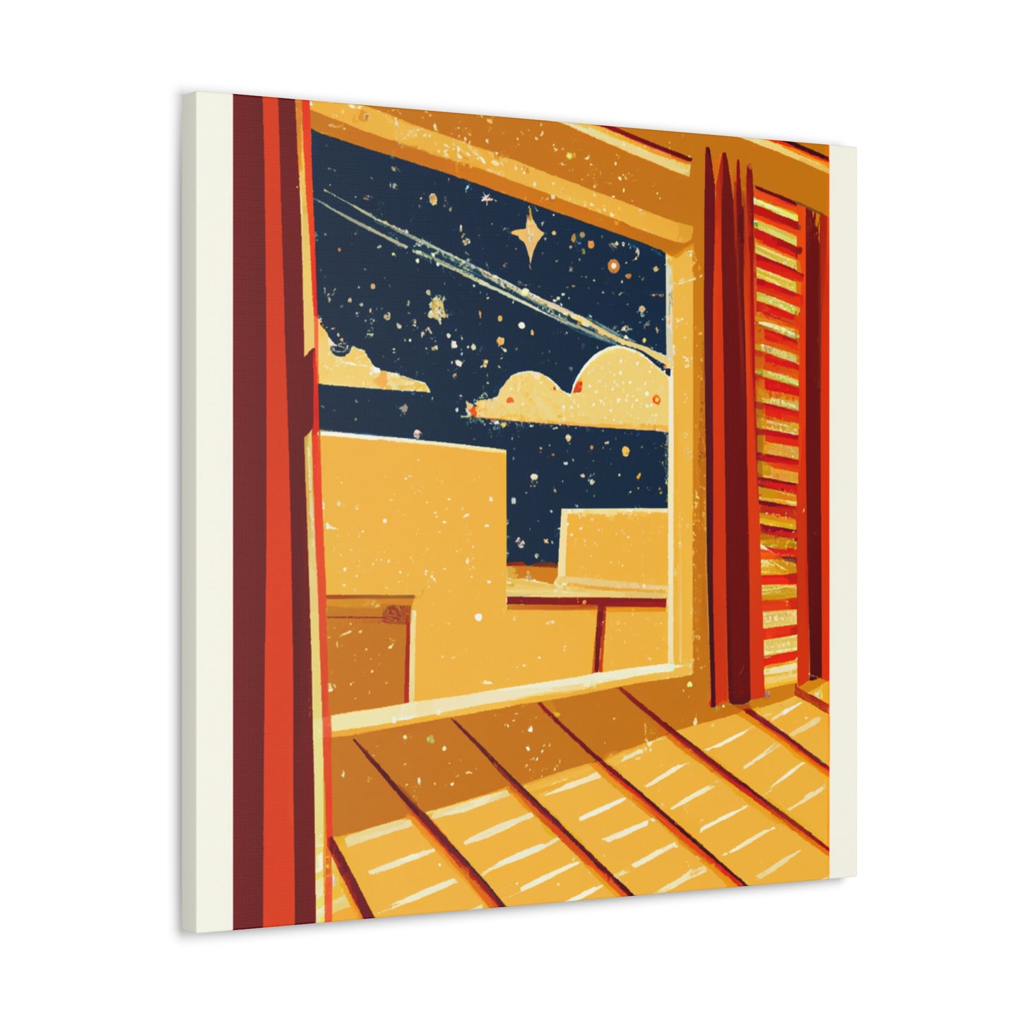 Shudder - Midcentury Canvas