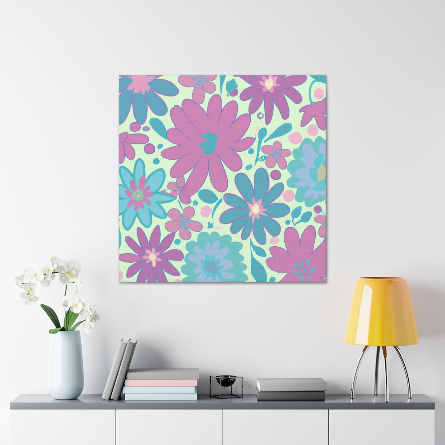 Delightful Daisy - Floral - Canvas