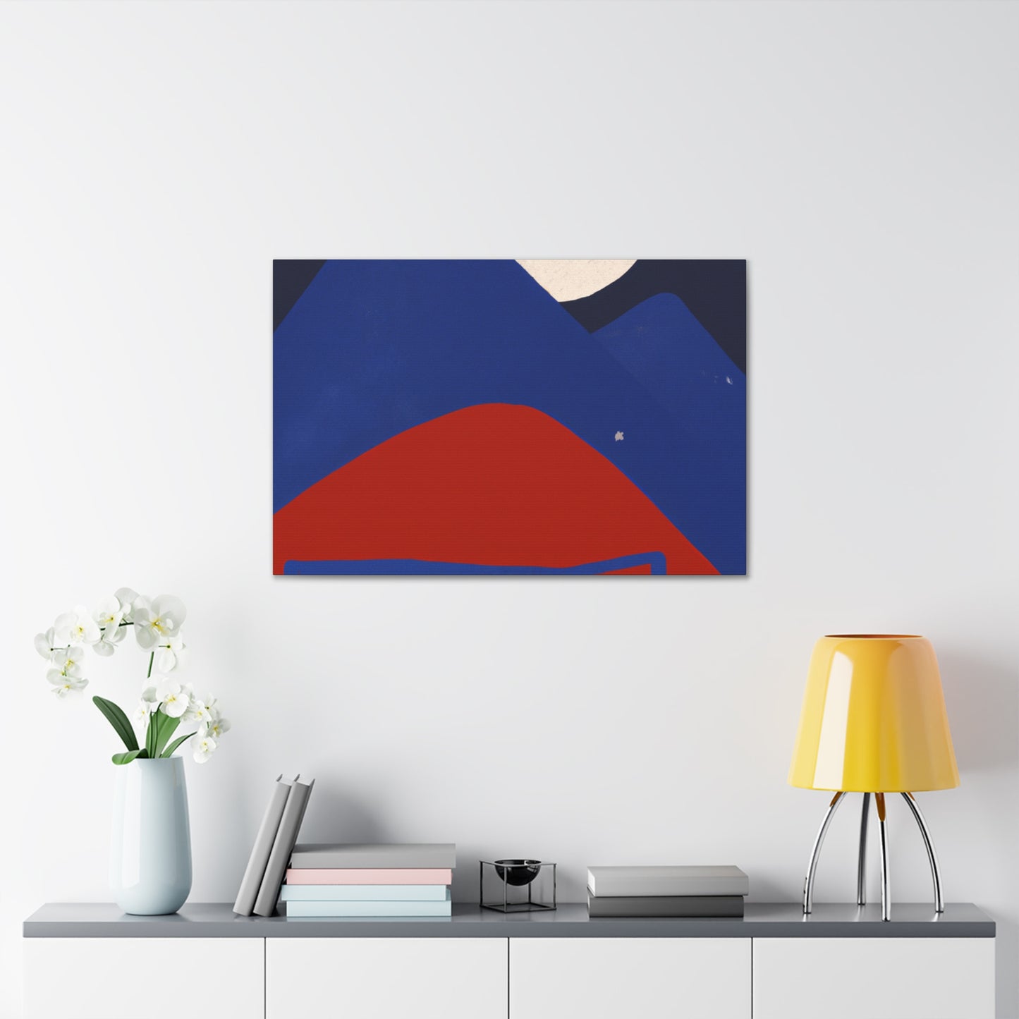 Dreaming Star- Midcentury - Canvas