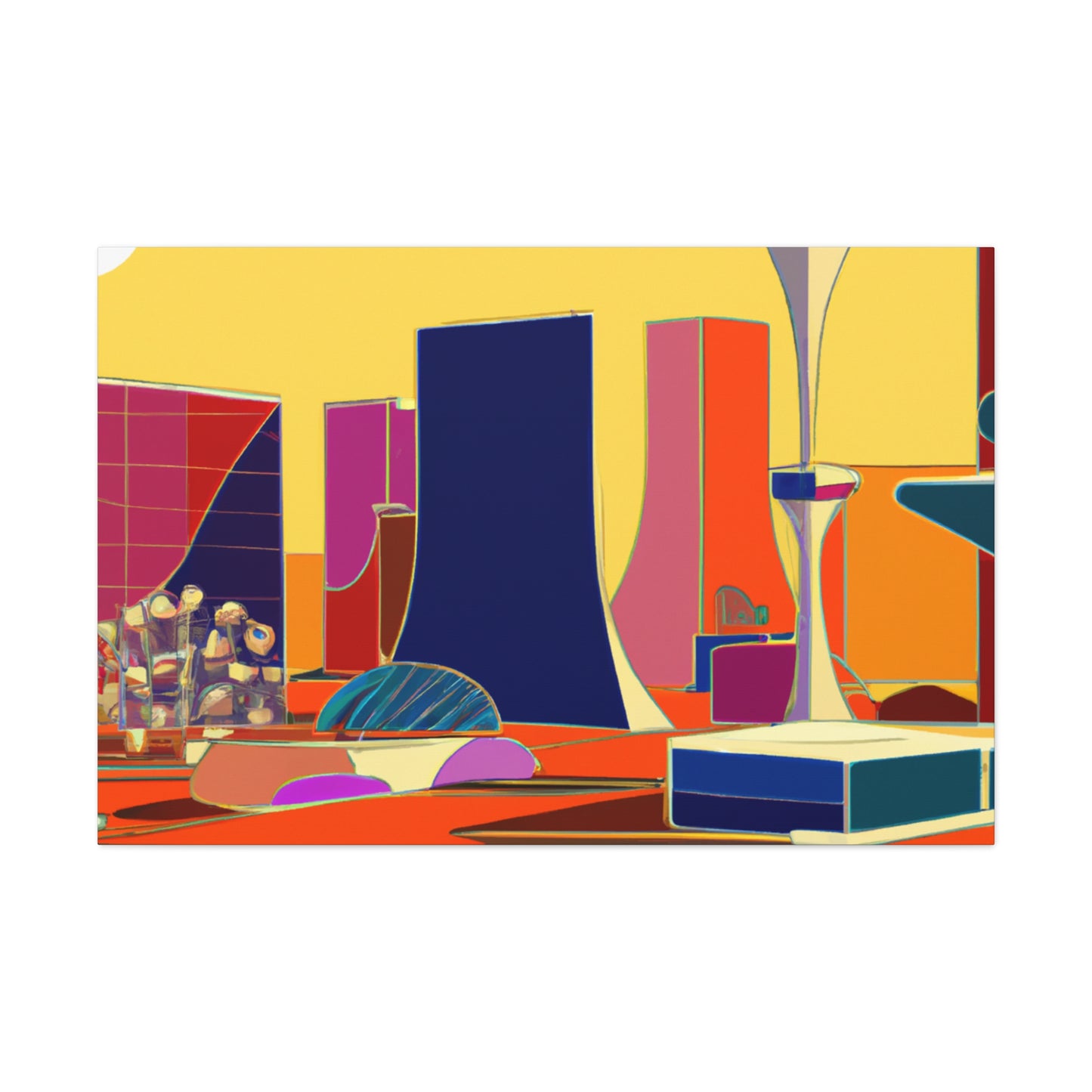 Qahirah - Middle East. - Canvas