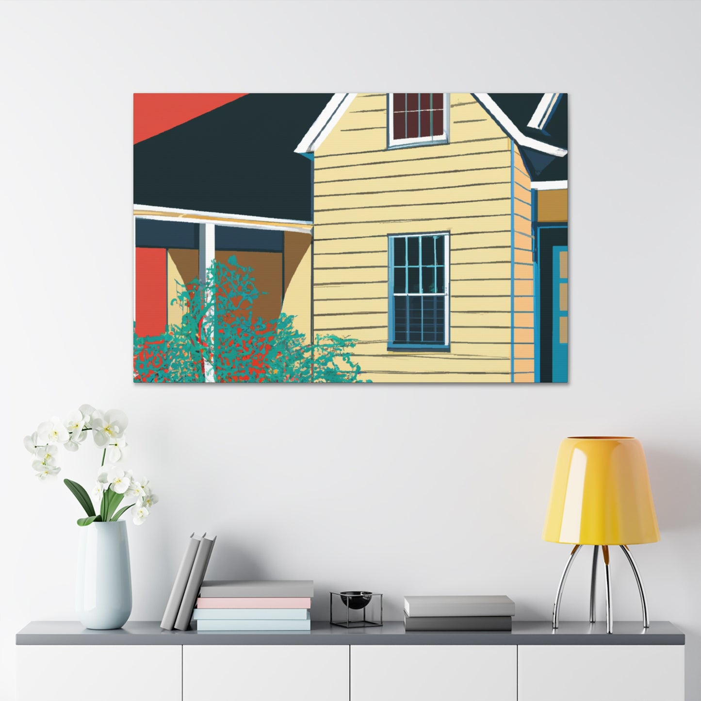 "Dawning Orbit - Midcentury" - Canvas
