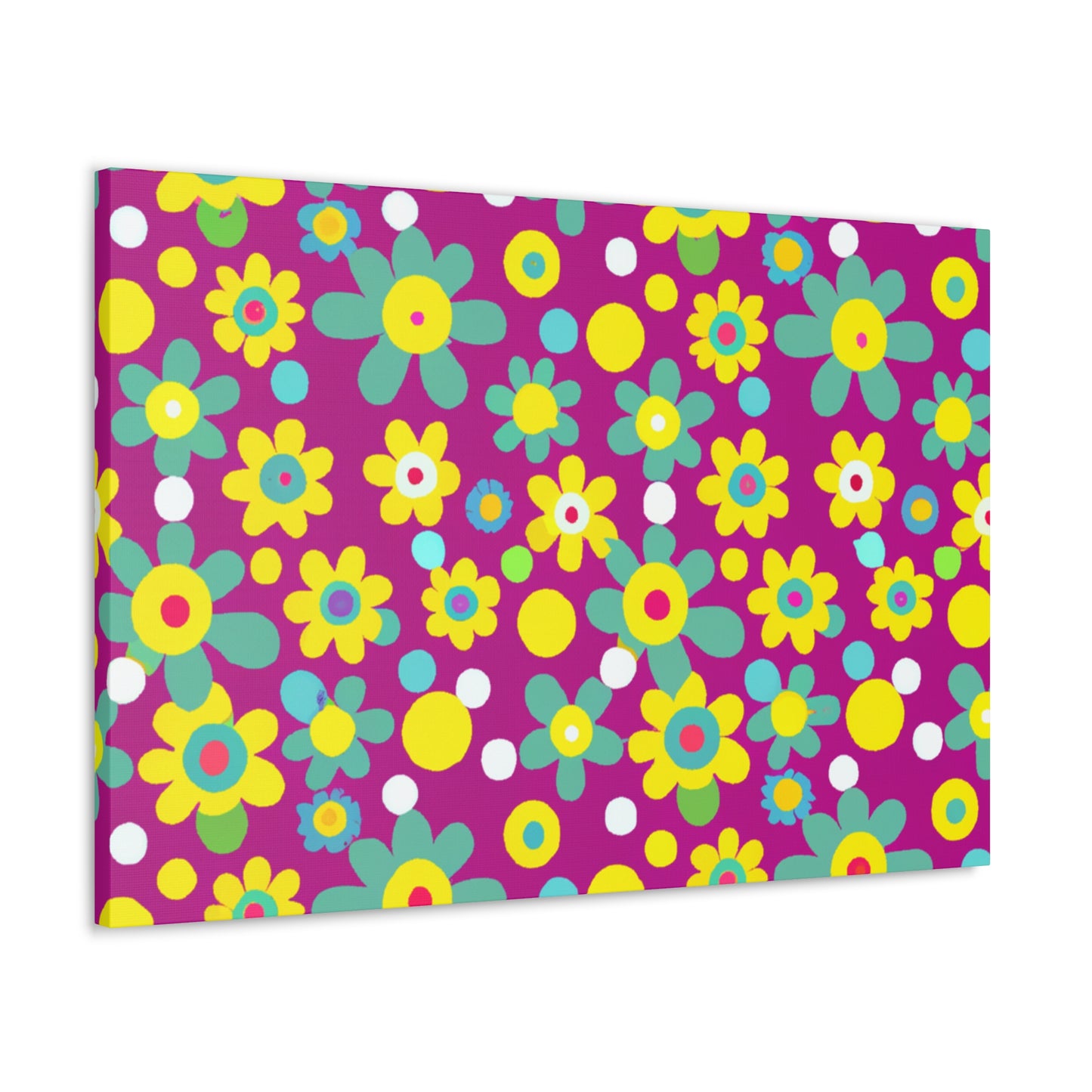Blissful Daisies - Floral - Canvas